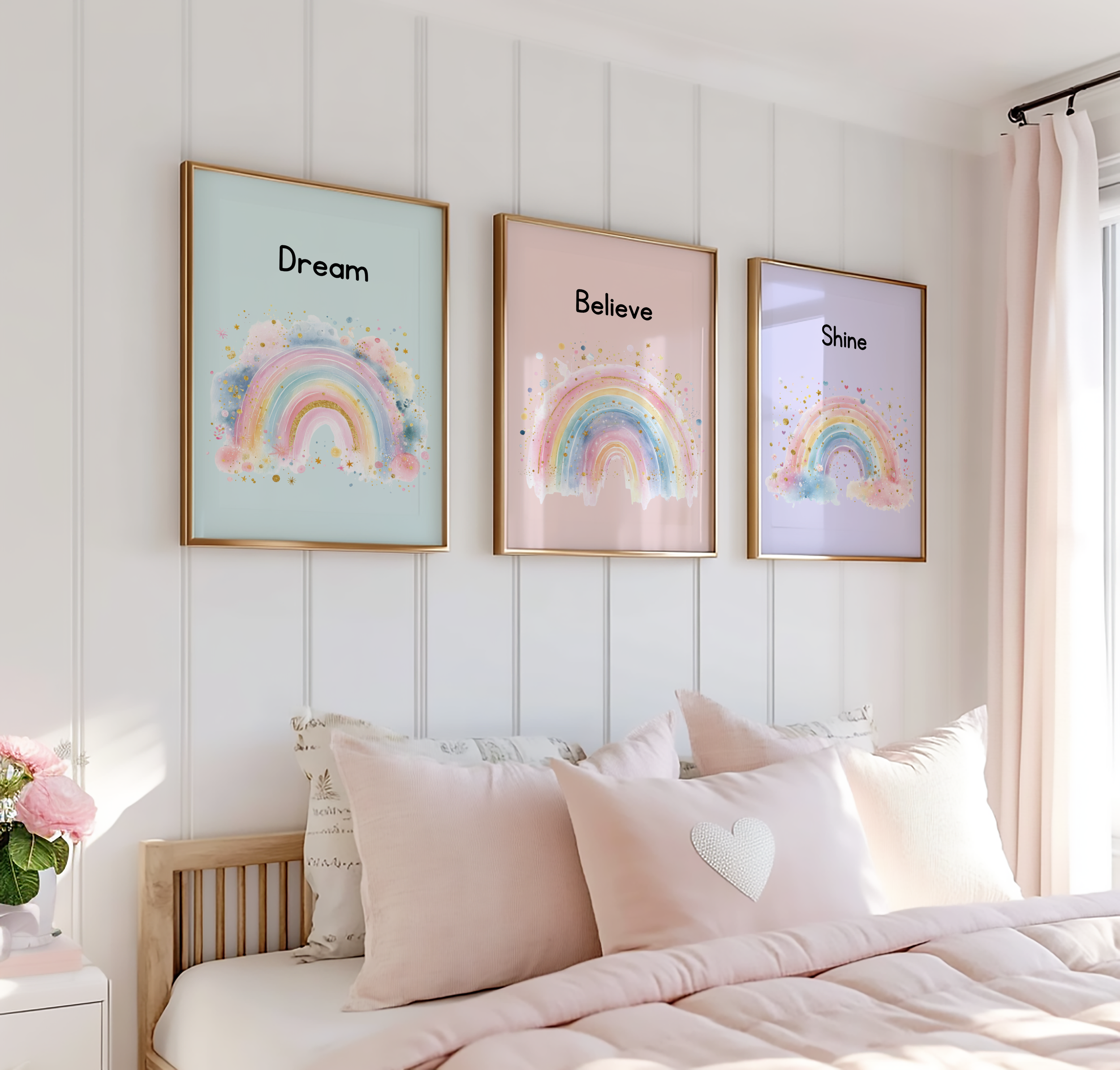 Pastel Rainbow Print Set
