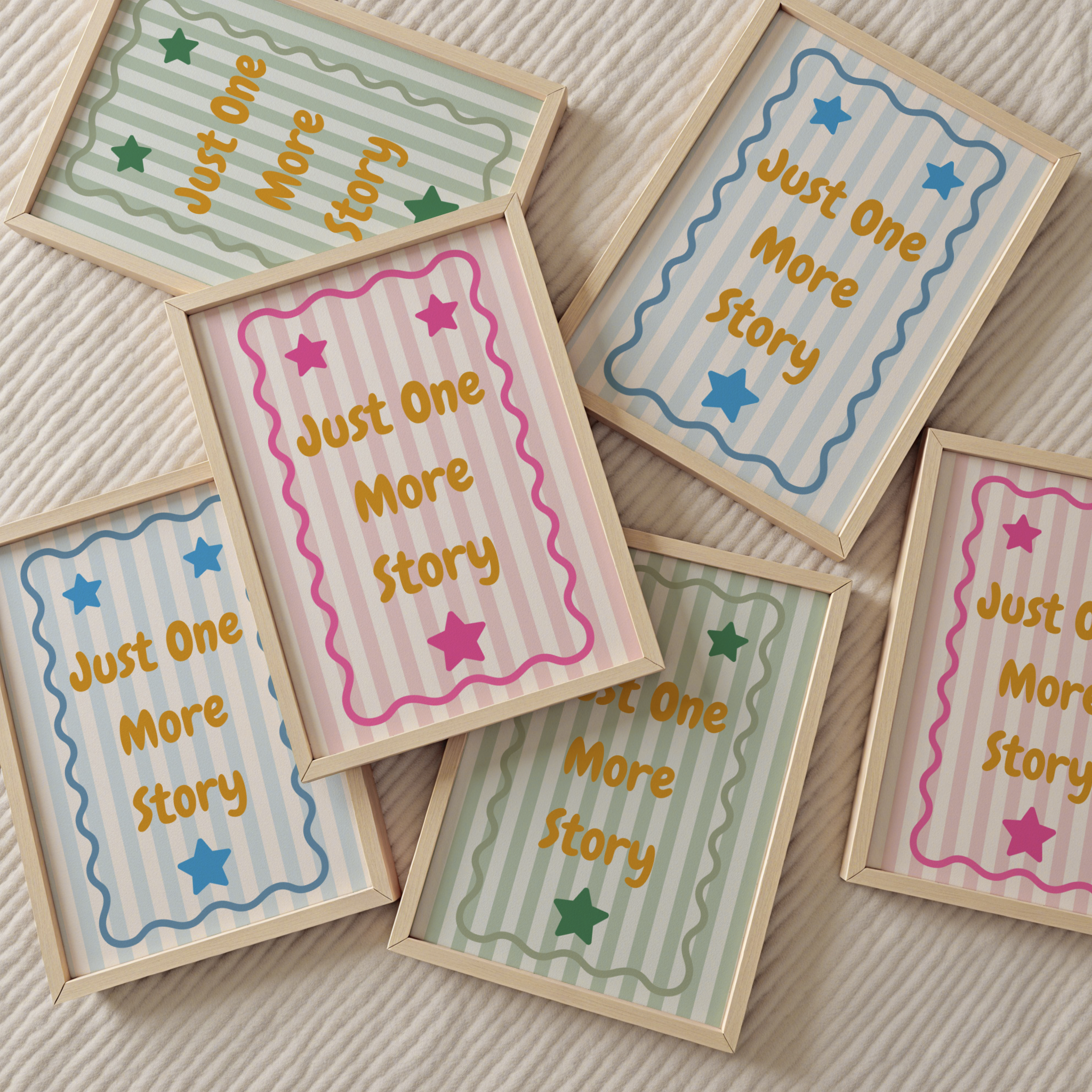 Just One More Story Nursery Print