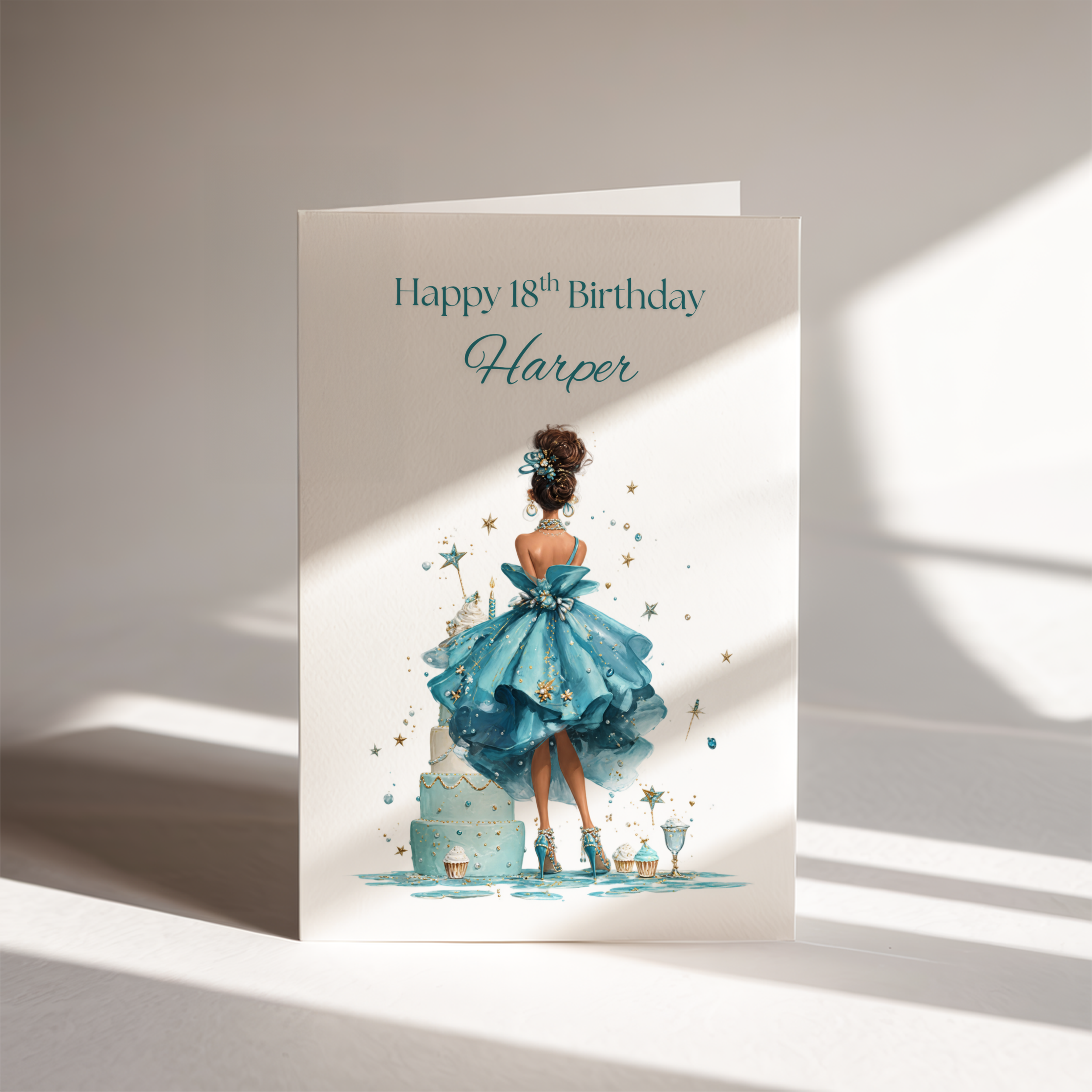 Personalised 18th Birthday Card for Her