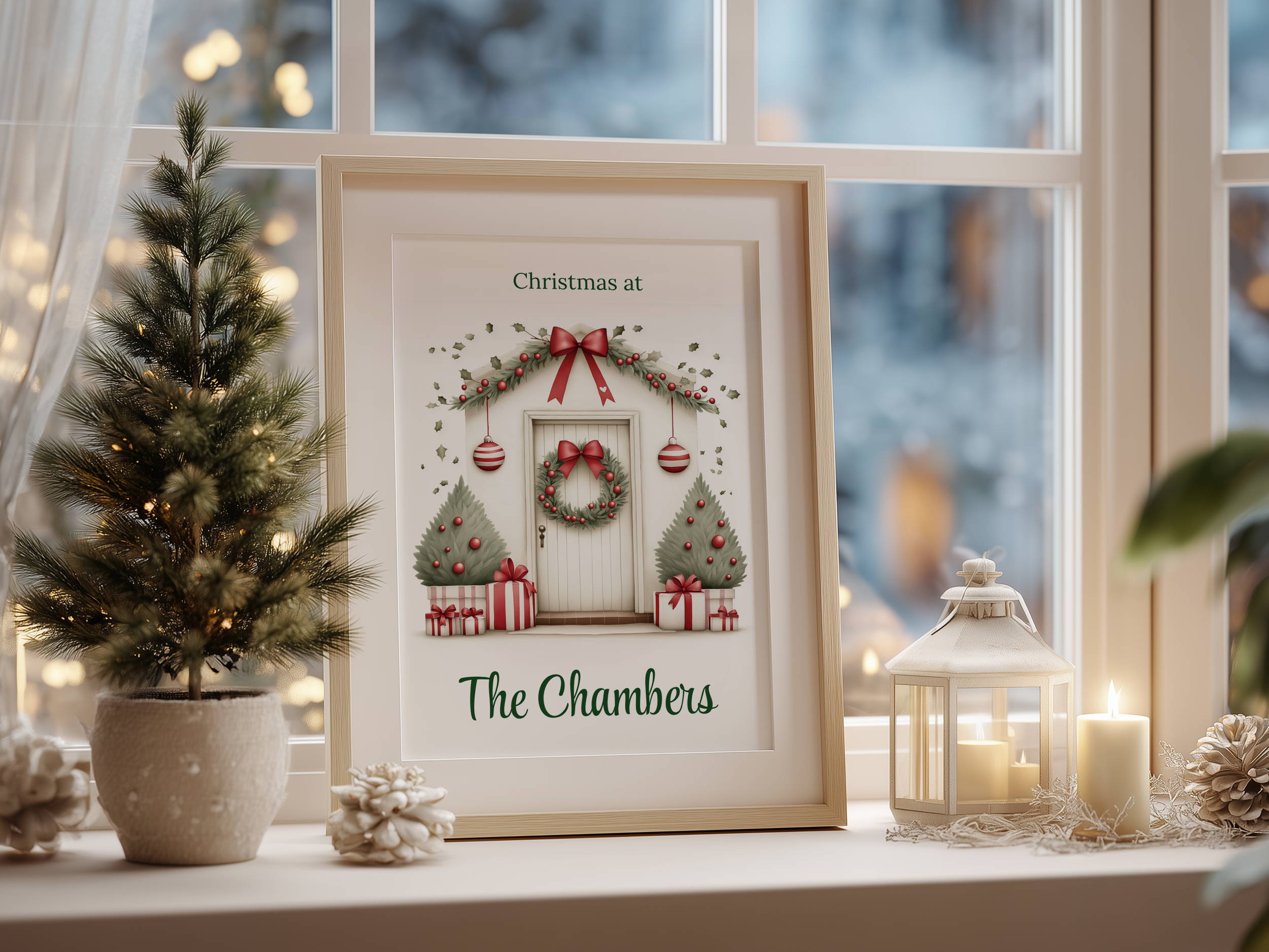 Personalised Family Christmas Decor