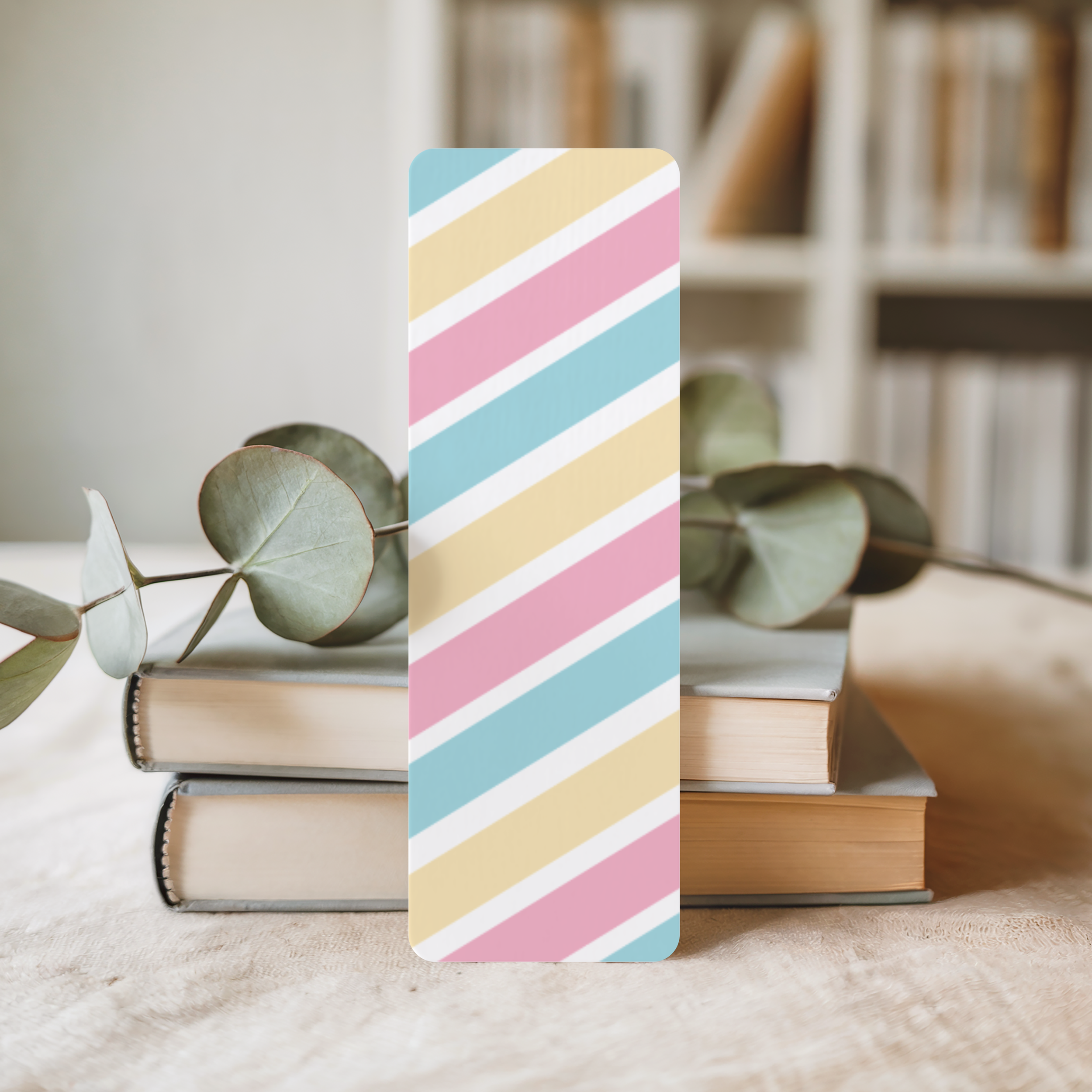 Pastel Stripe Bookmark