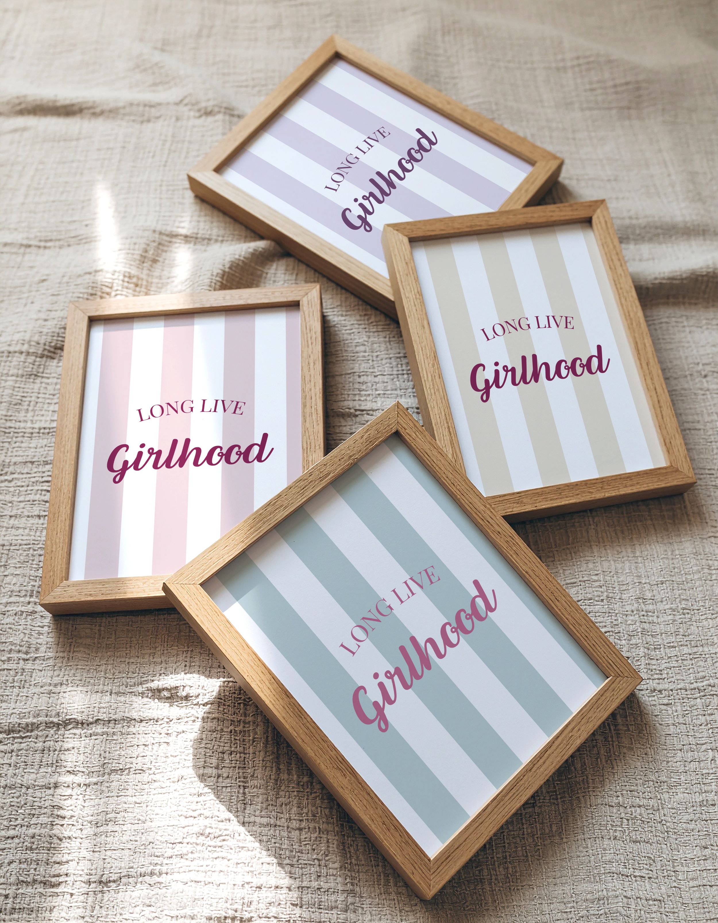 Long Live Girlhood Print, Girls Bedroom Wall Art