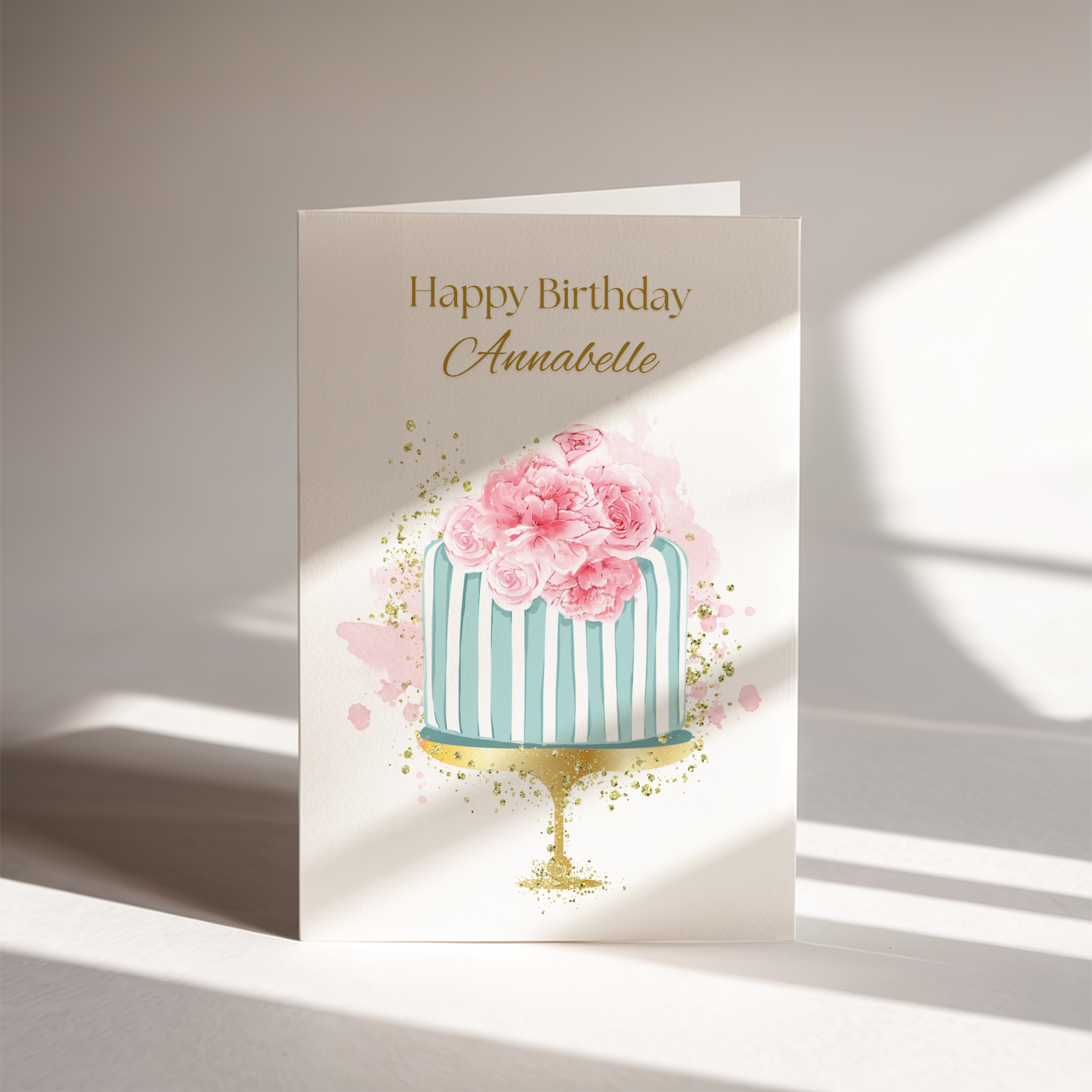 Luxury Cake Birthday Card