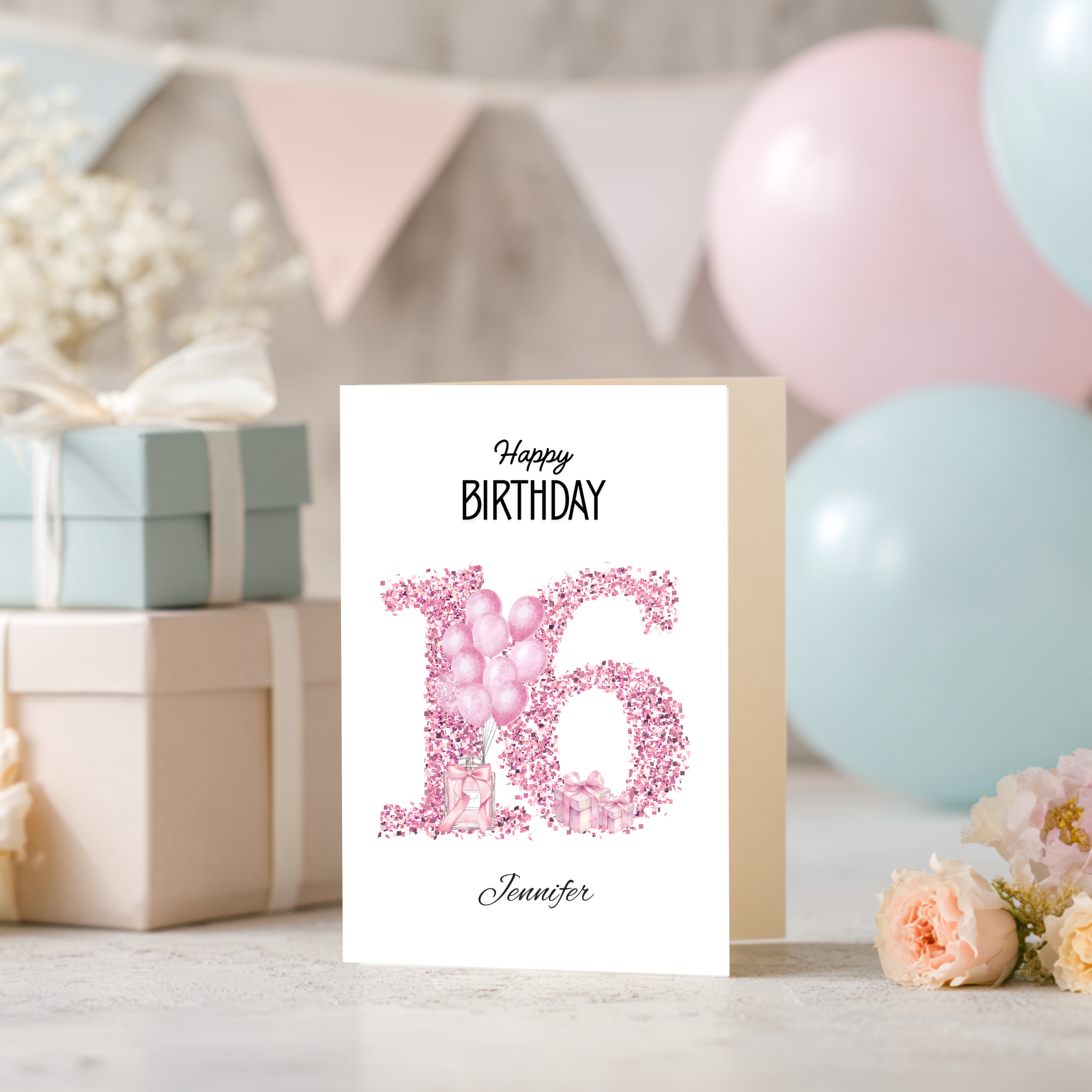 Sweet 16 Birthday Card
