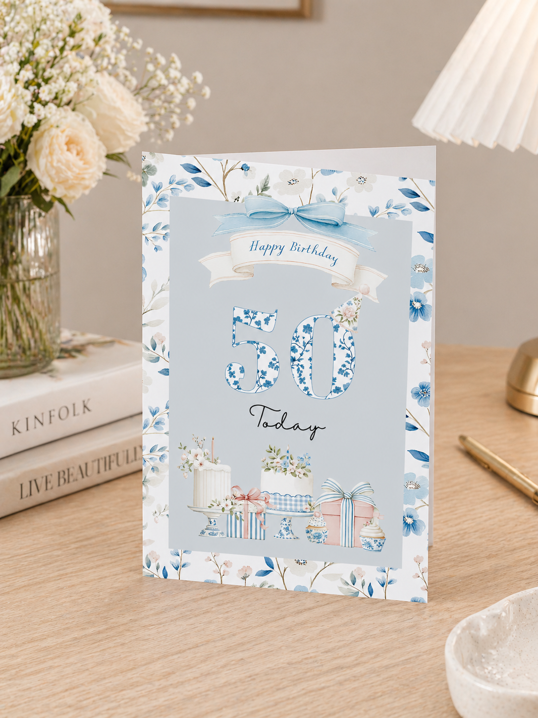 Personalised Milestone Birthday Card