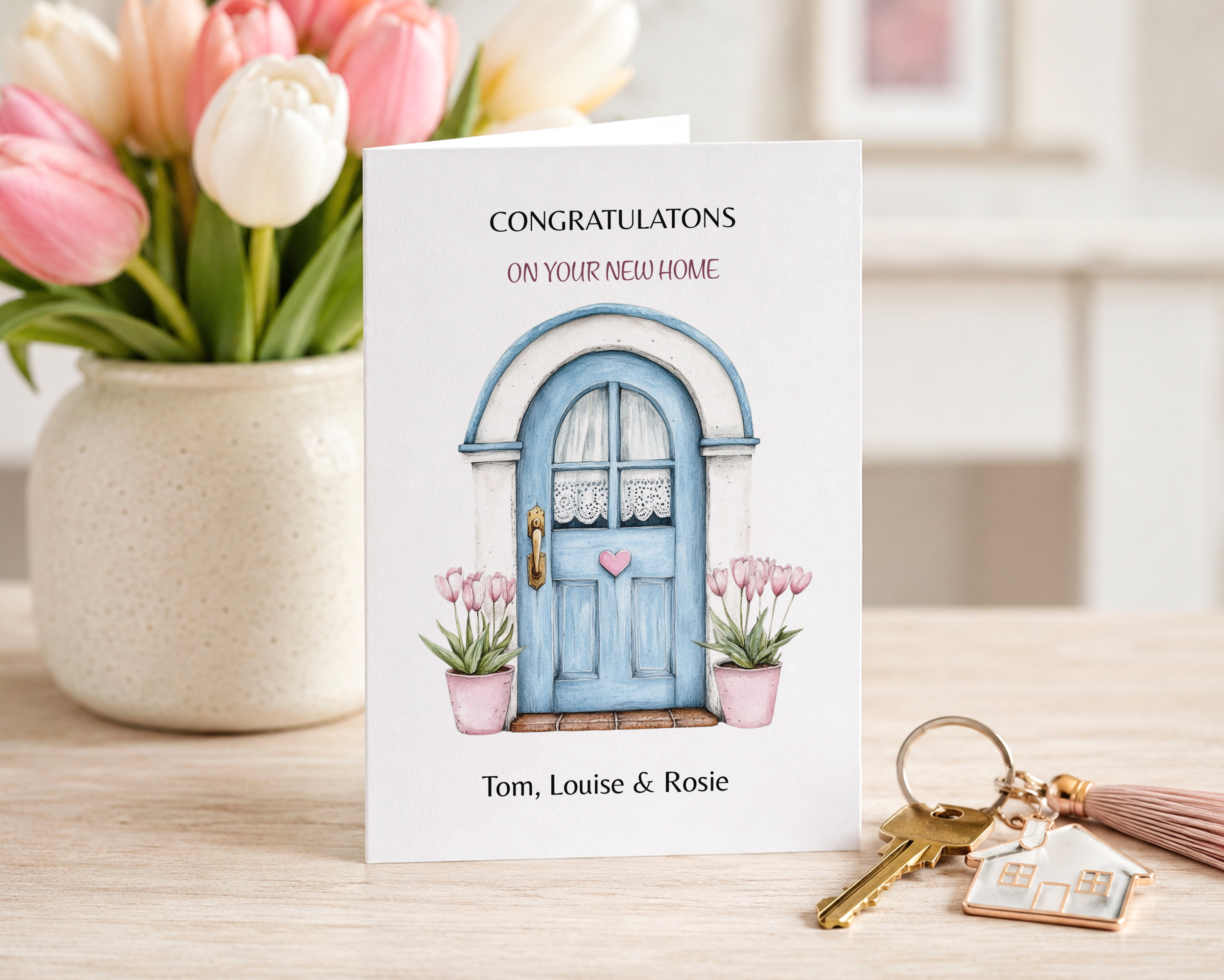 Personalised New Home Card