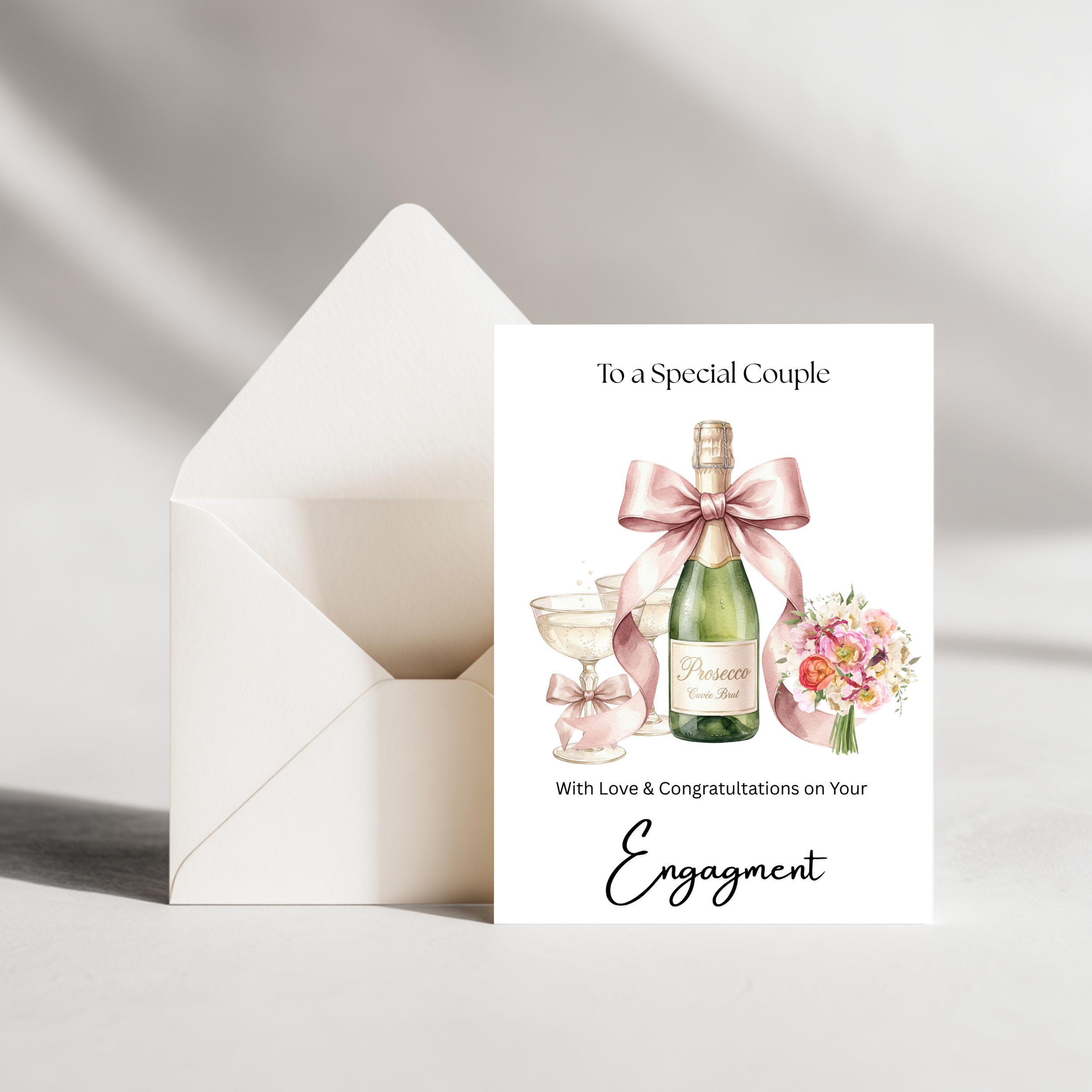 To a Special Couple Engagement Card