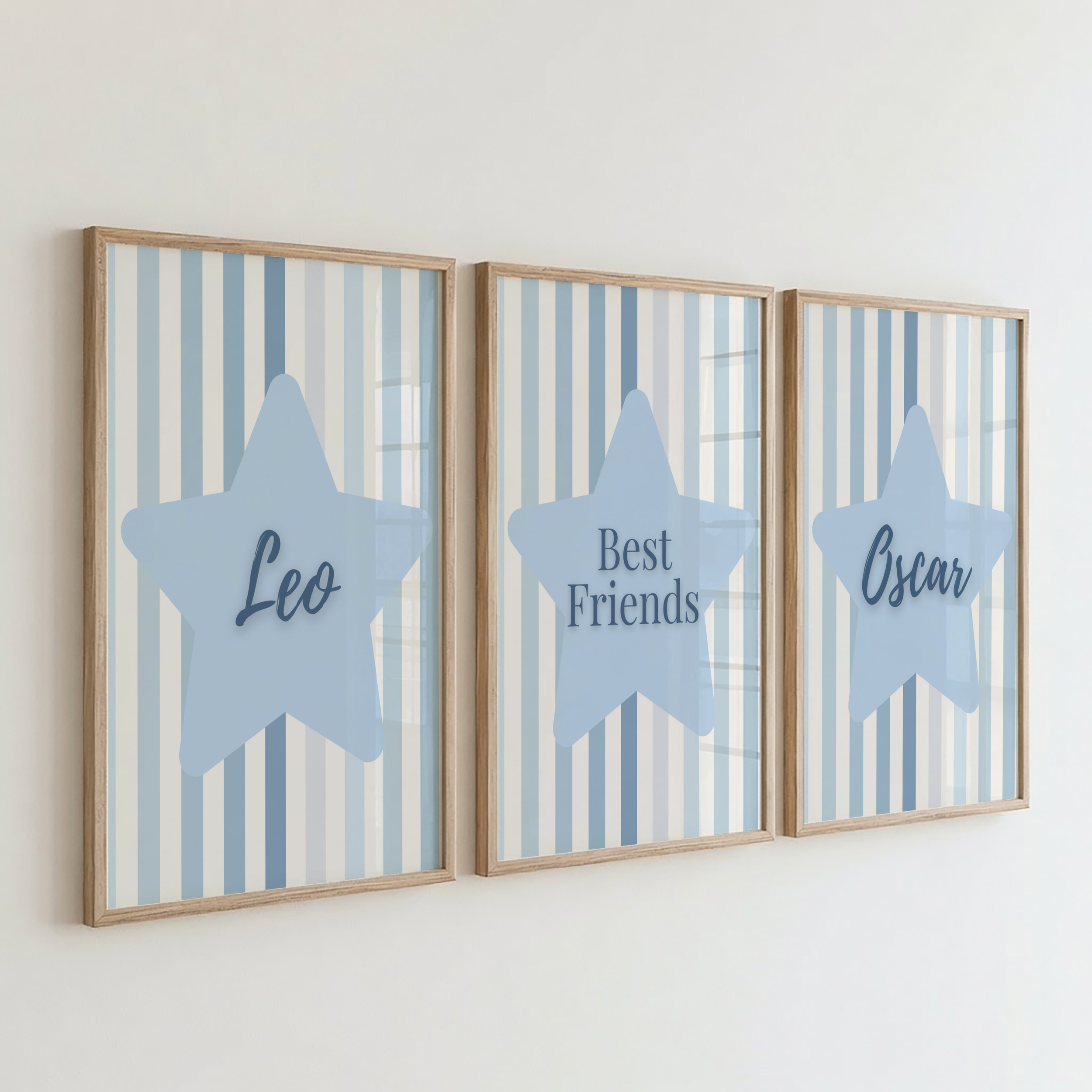 Pastel Stripe Sibling Set