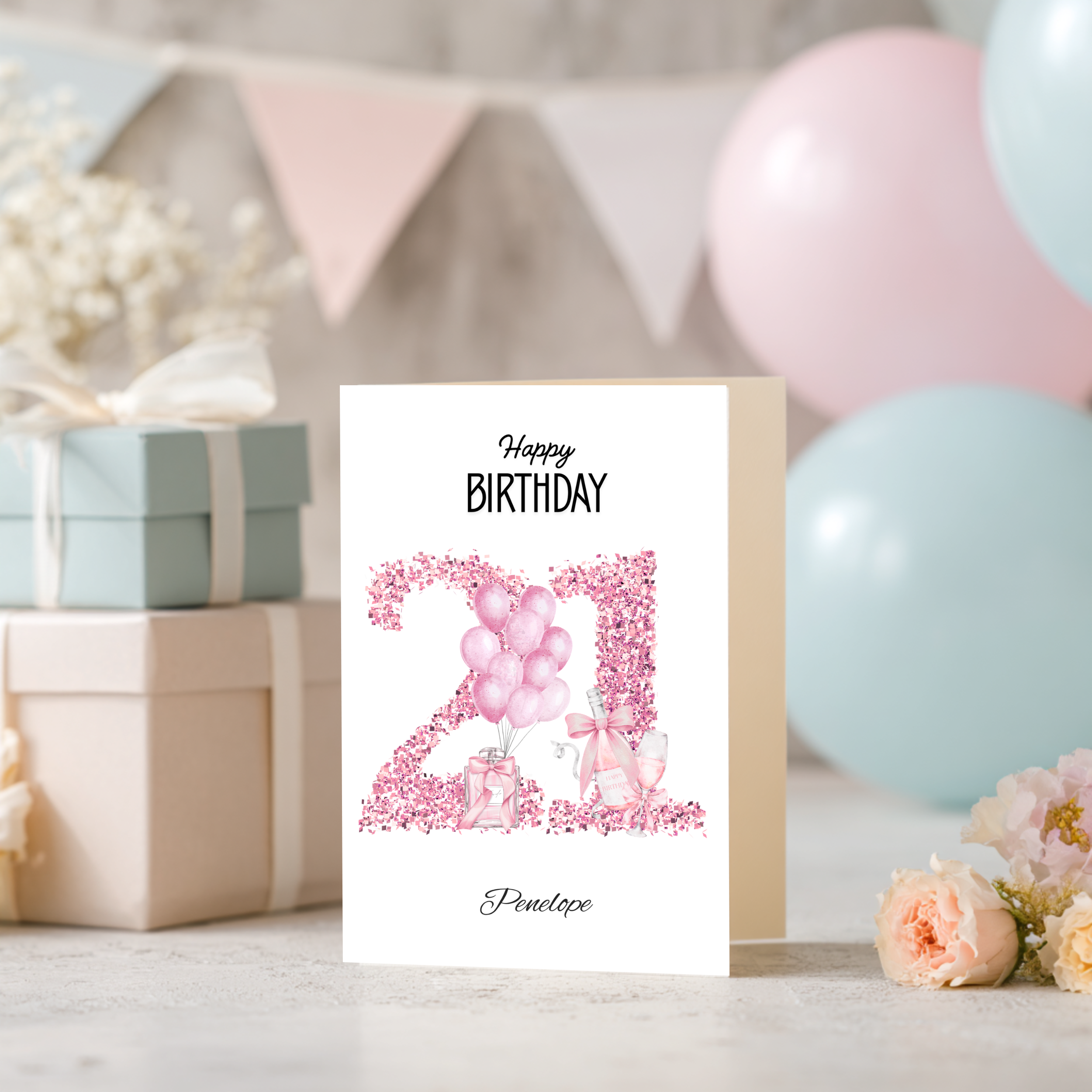 21st Birthday Card