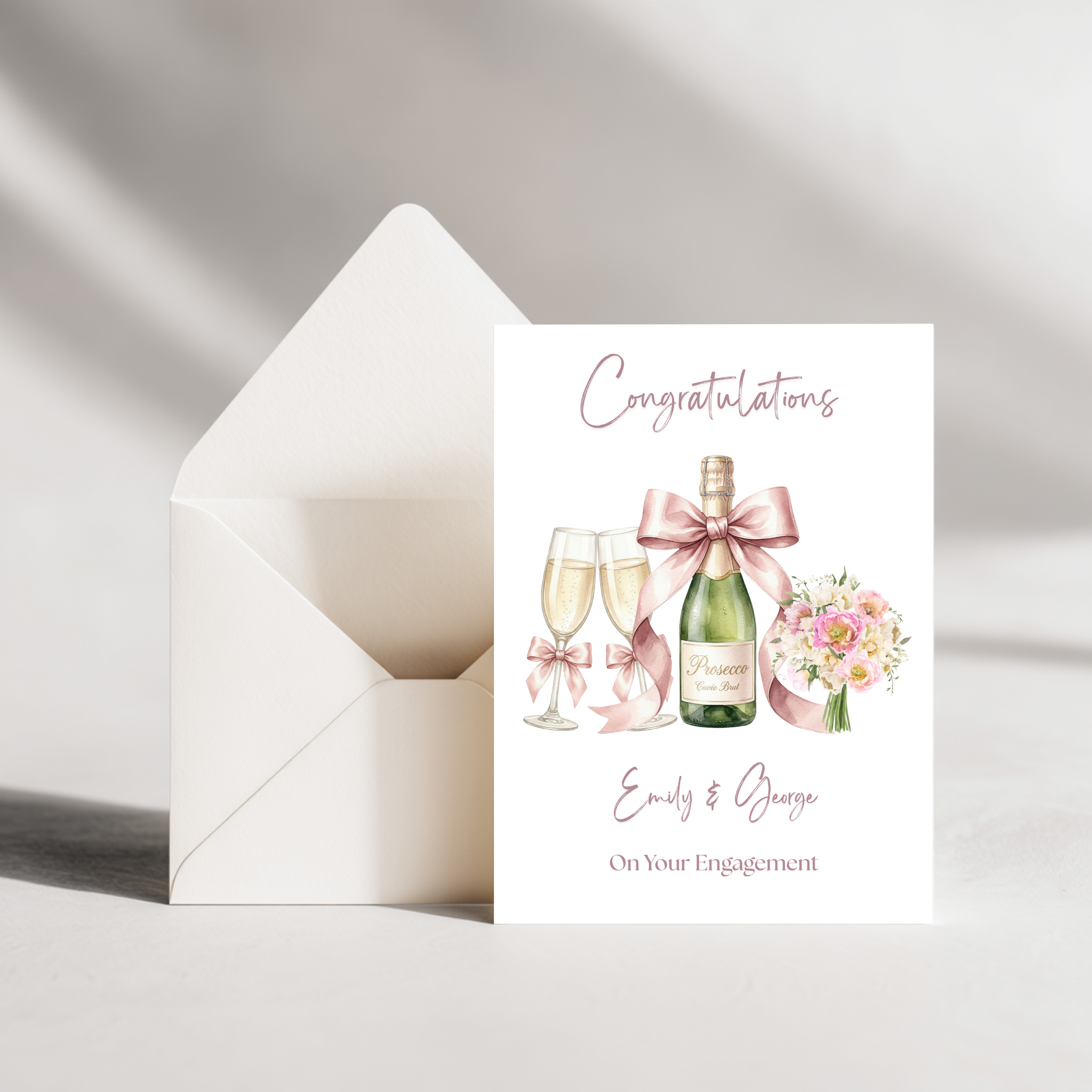 Personalised Engagement Card