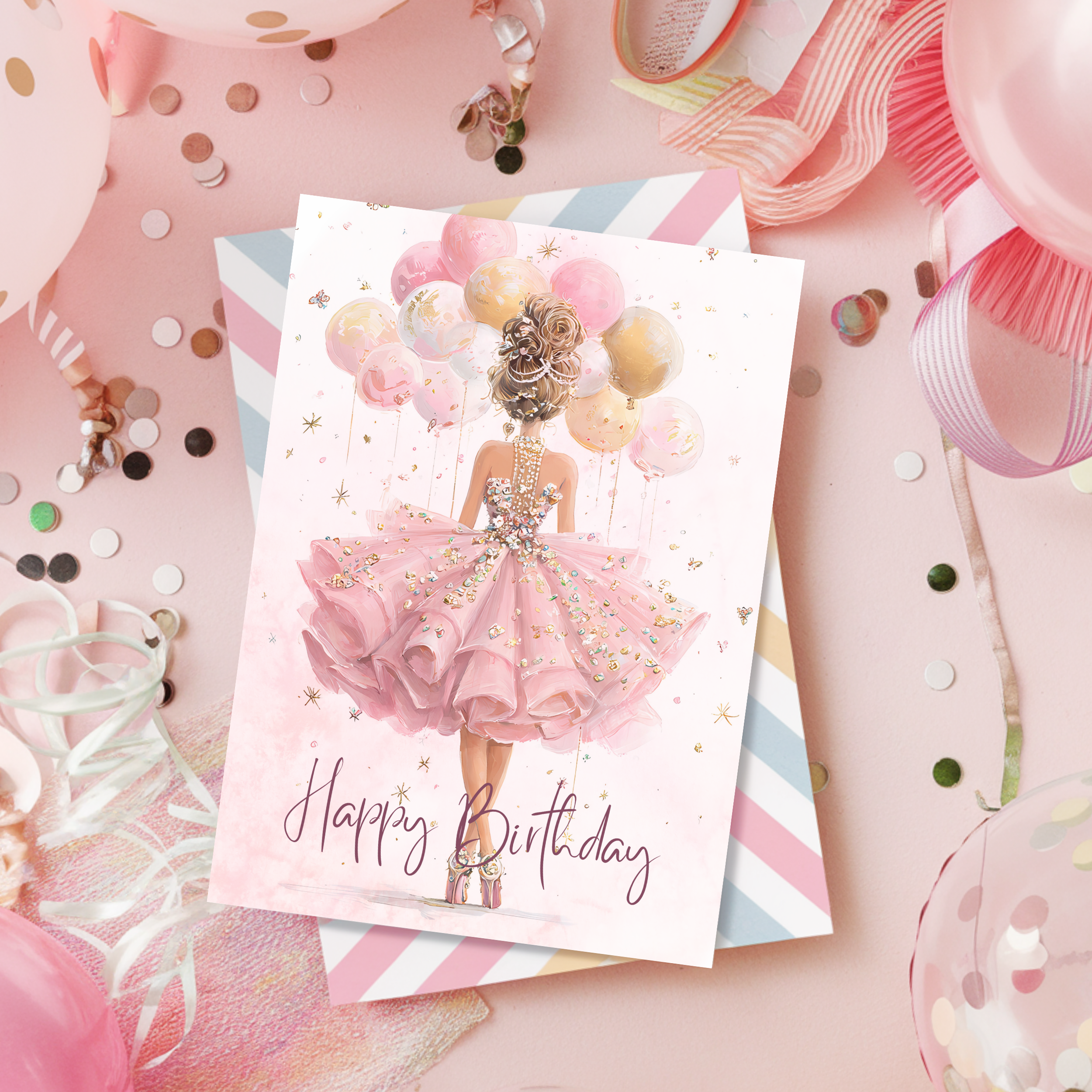 Sparke & Glamour Birthday Card