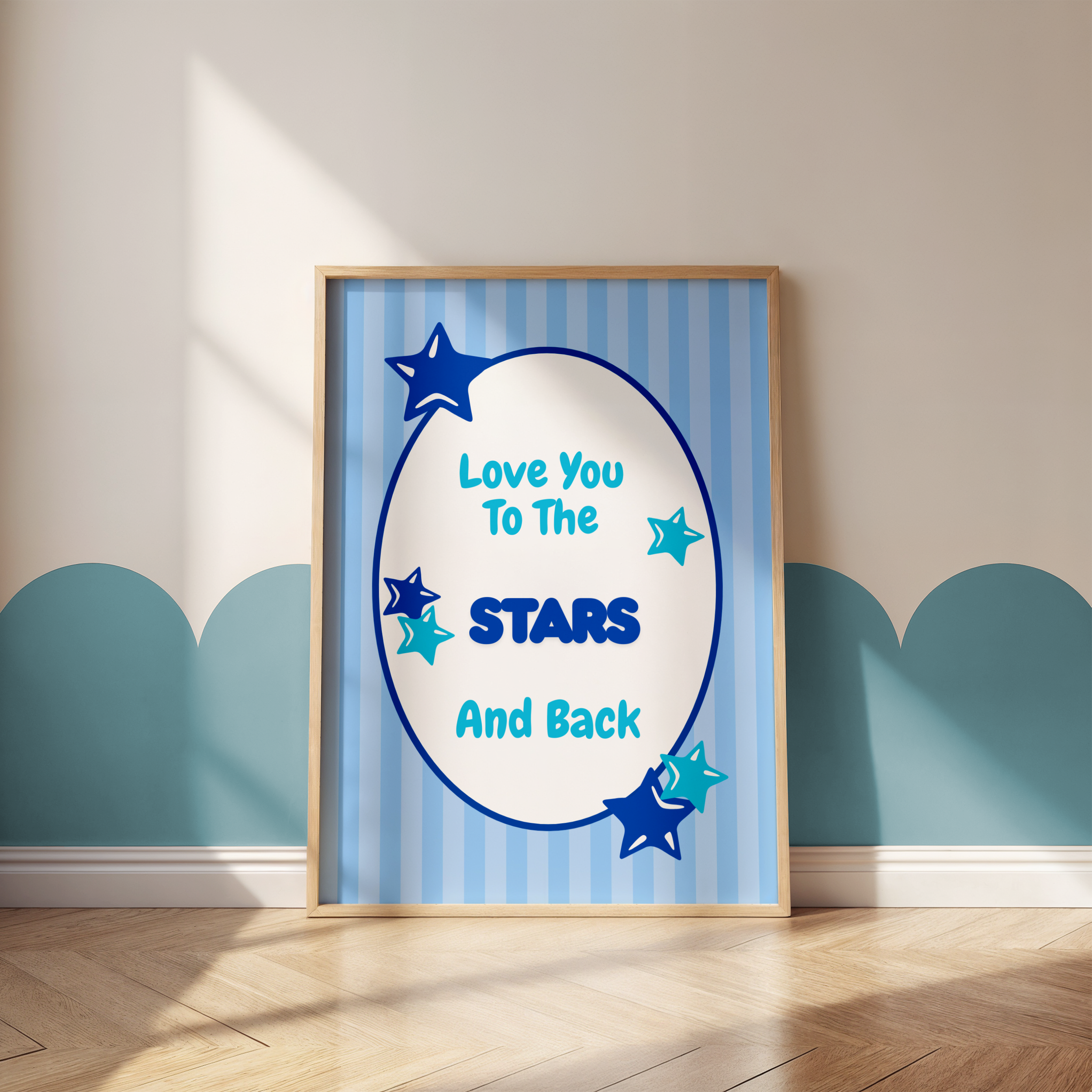 Blue To The Stars & Back Print
