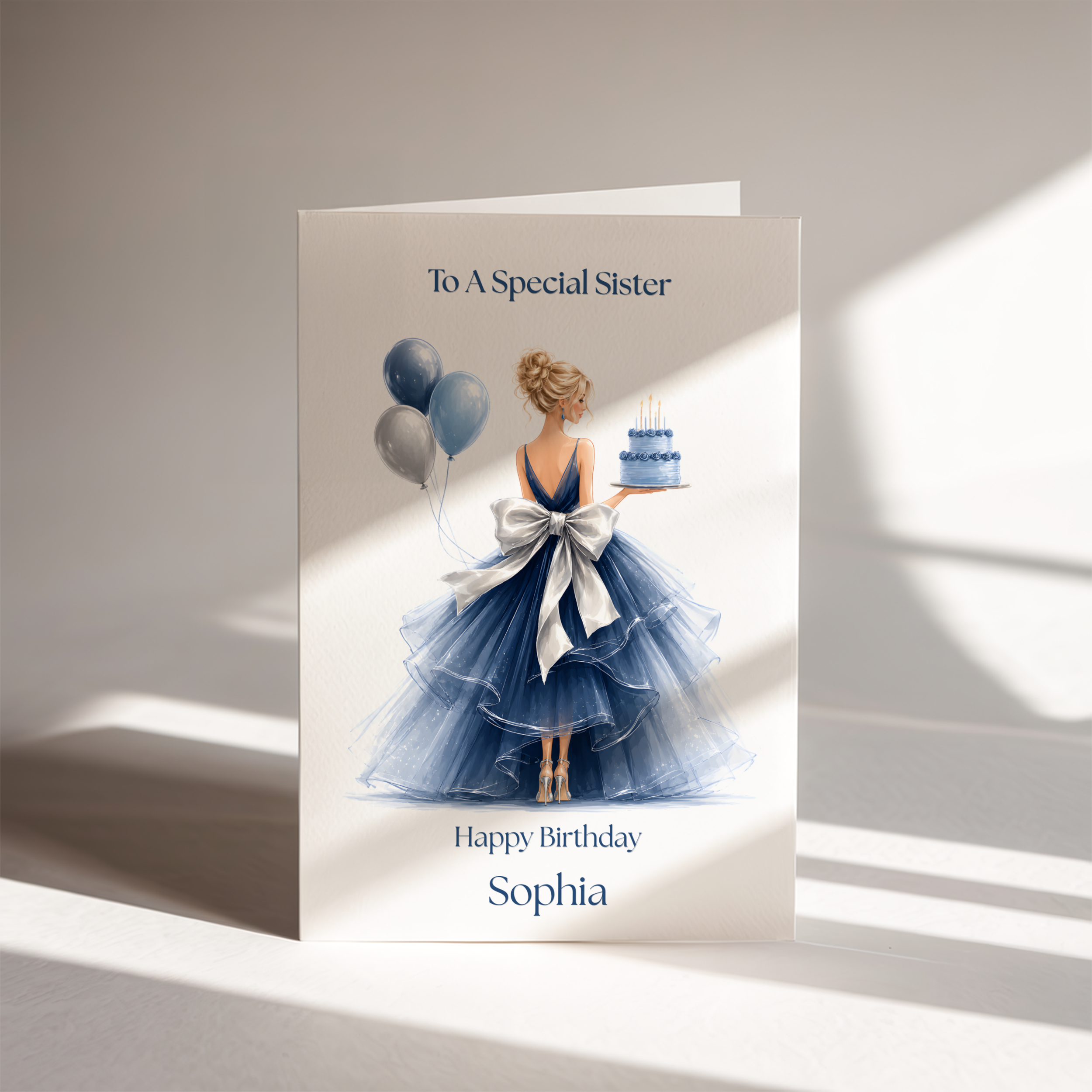 Personalised Sister Birthday Card