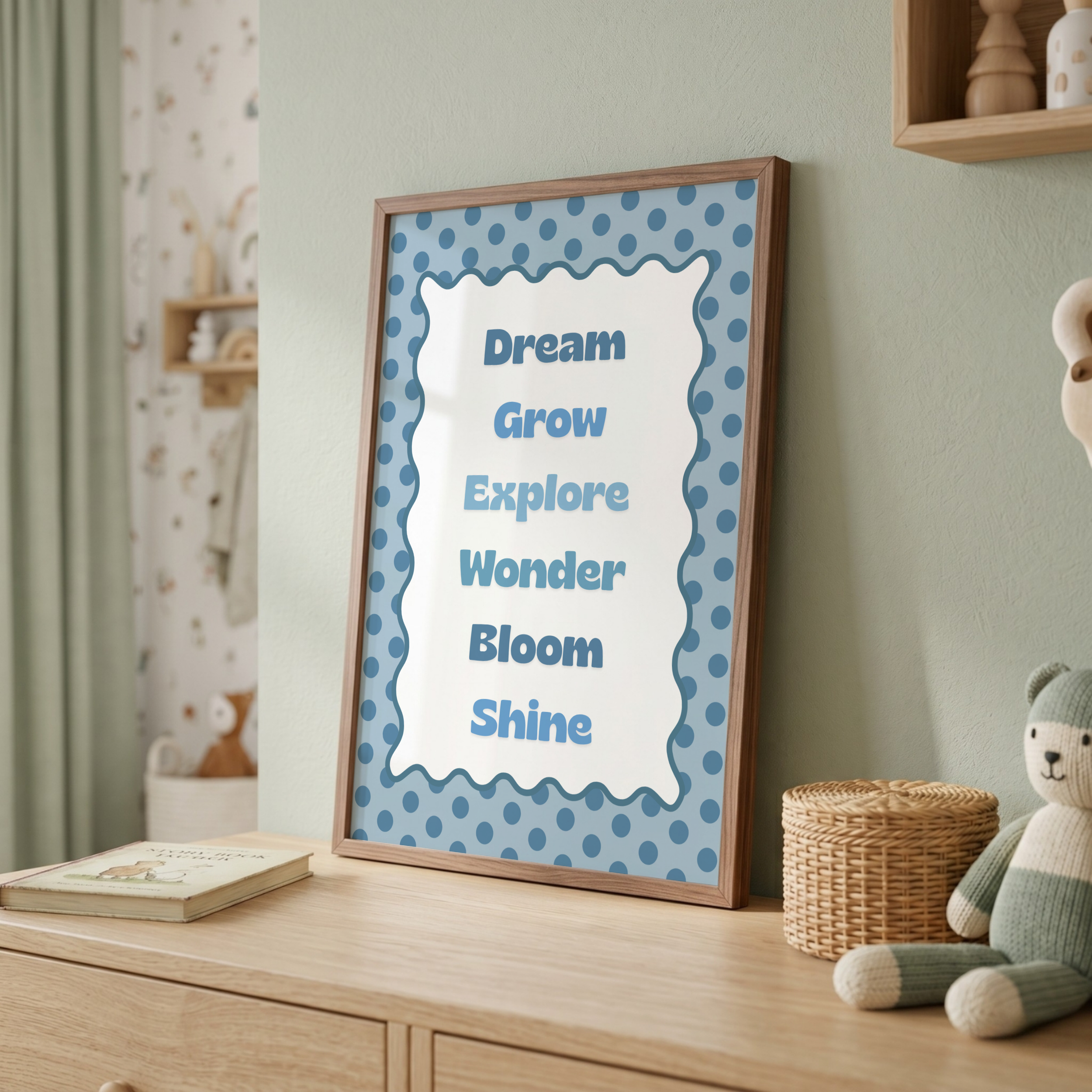 Polka Dot Affirmation Print