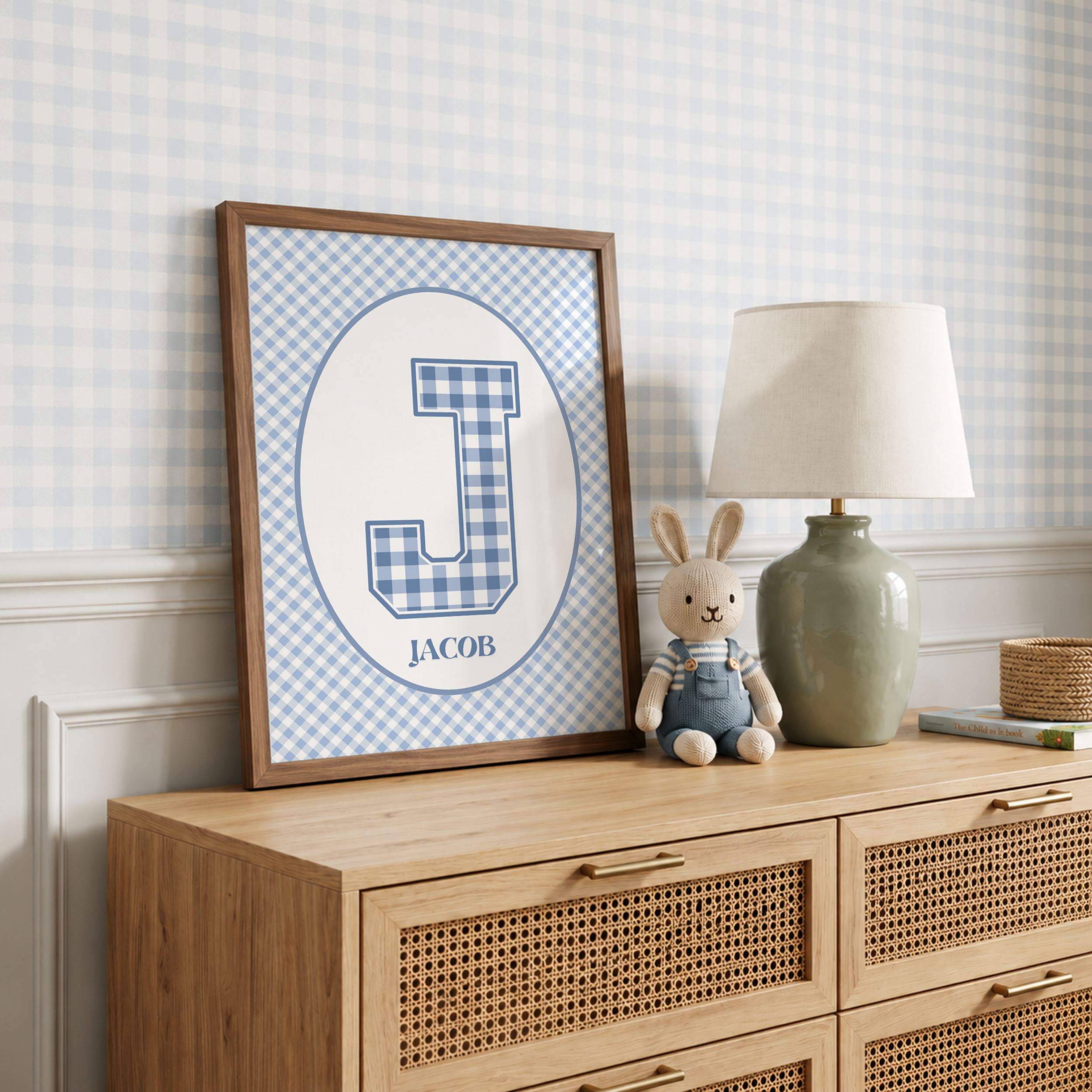 Plaid Custom Name Print