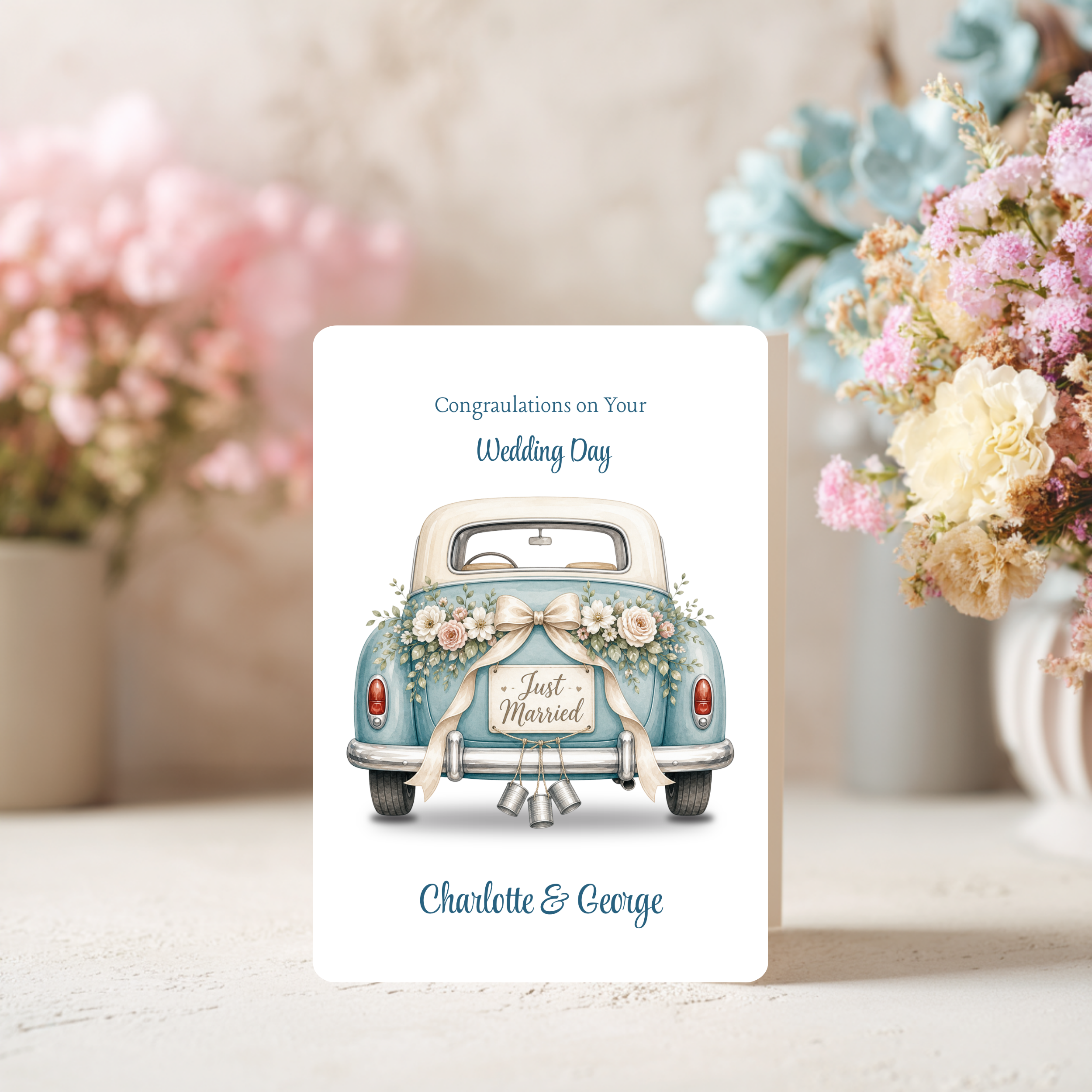 Personalised Wedding Card