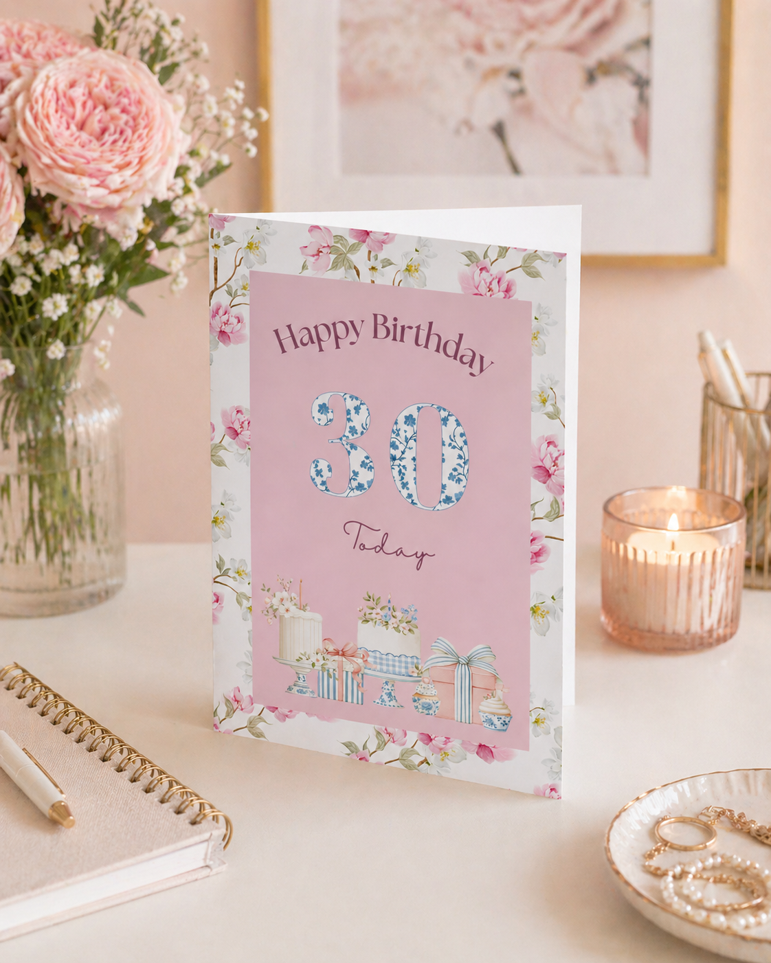 Personalised Milestone Birthday Card