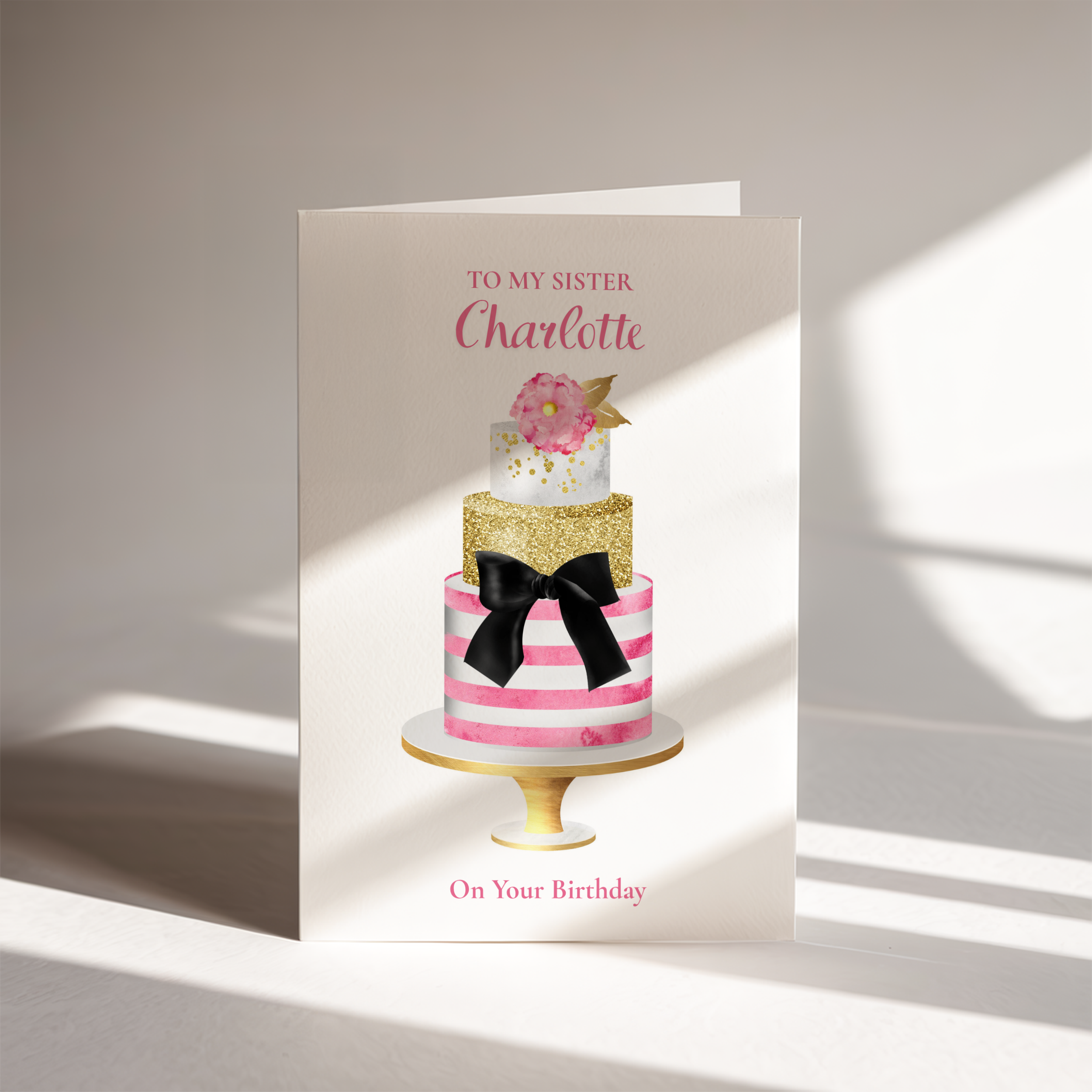 Personalised Sister Card