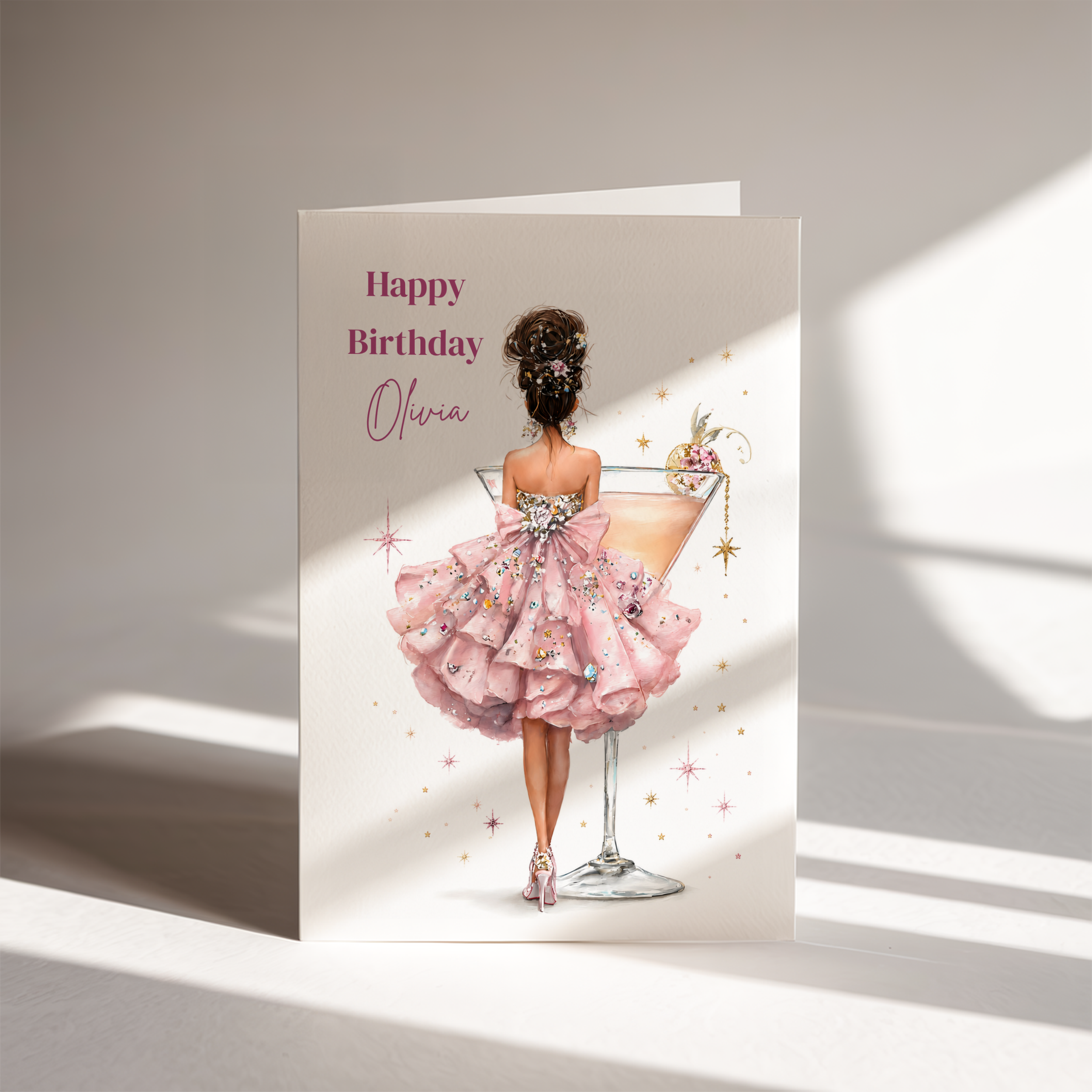 Elegant Cocktail Birthday Cared