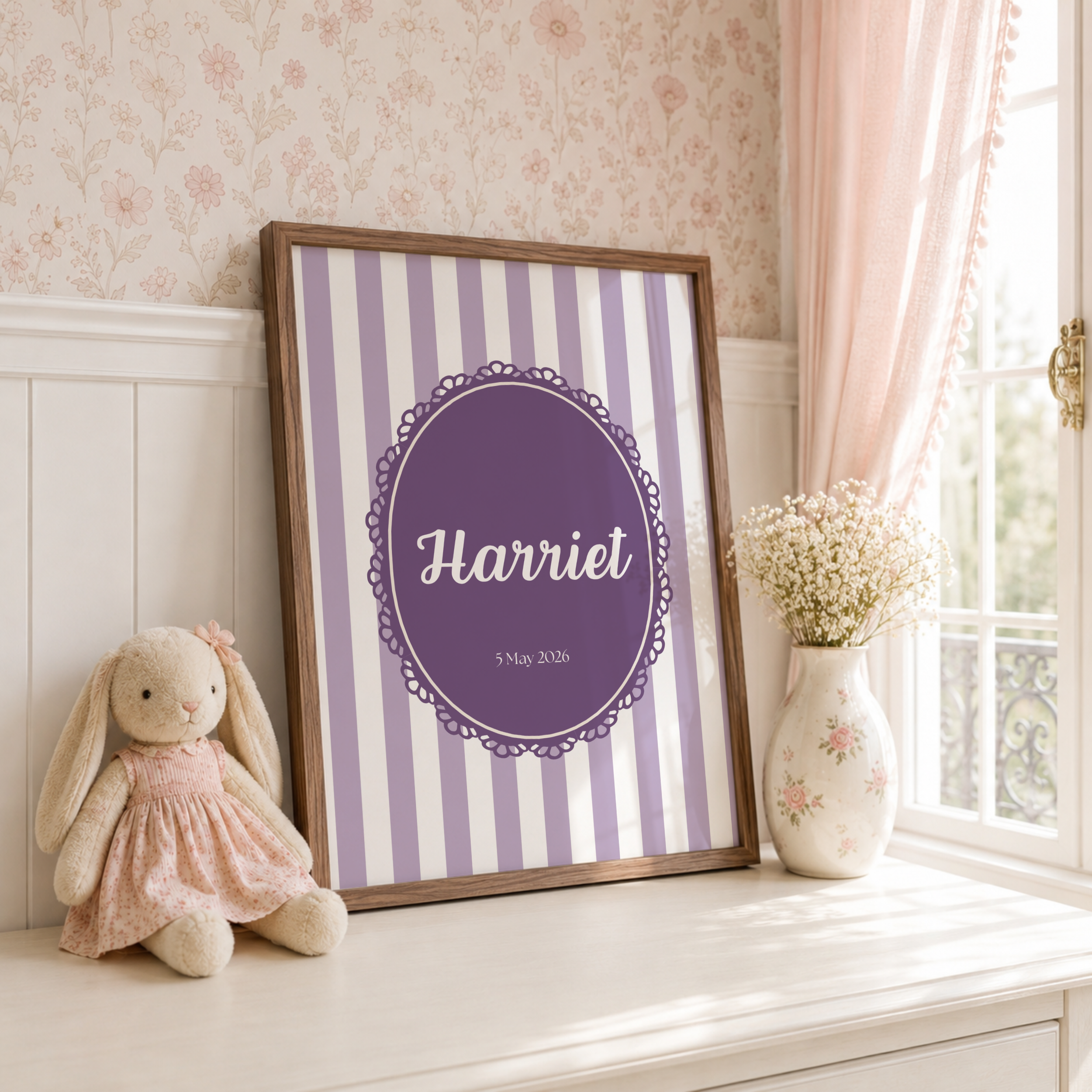 Personalised Birth Announcement Print