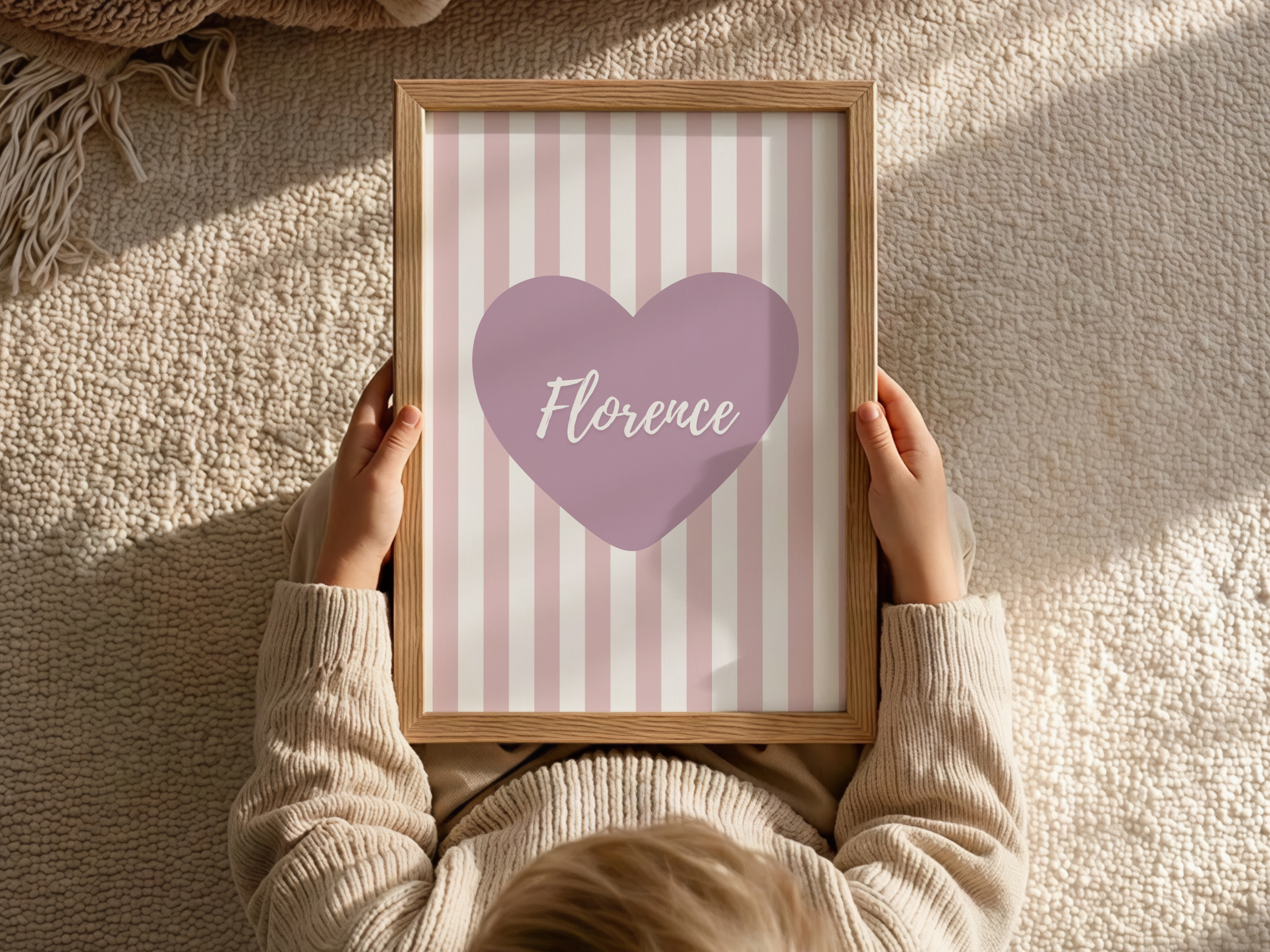 Stripe Custom Name Print
