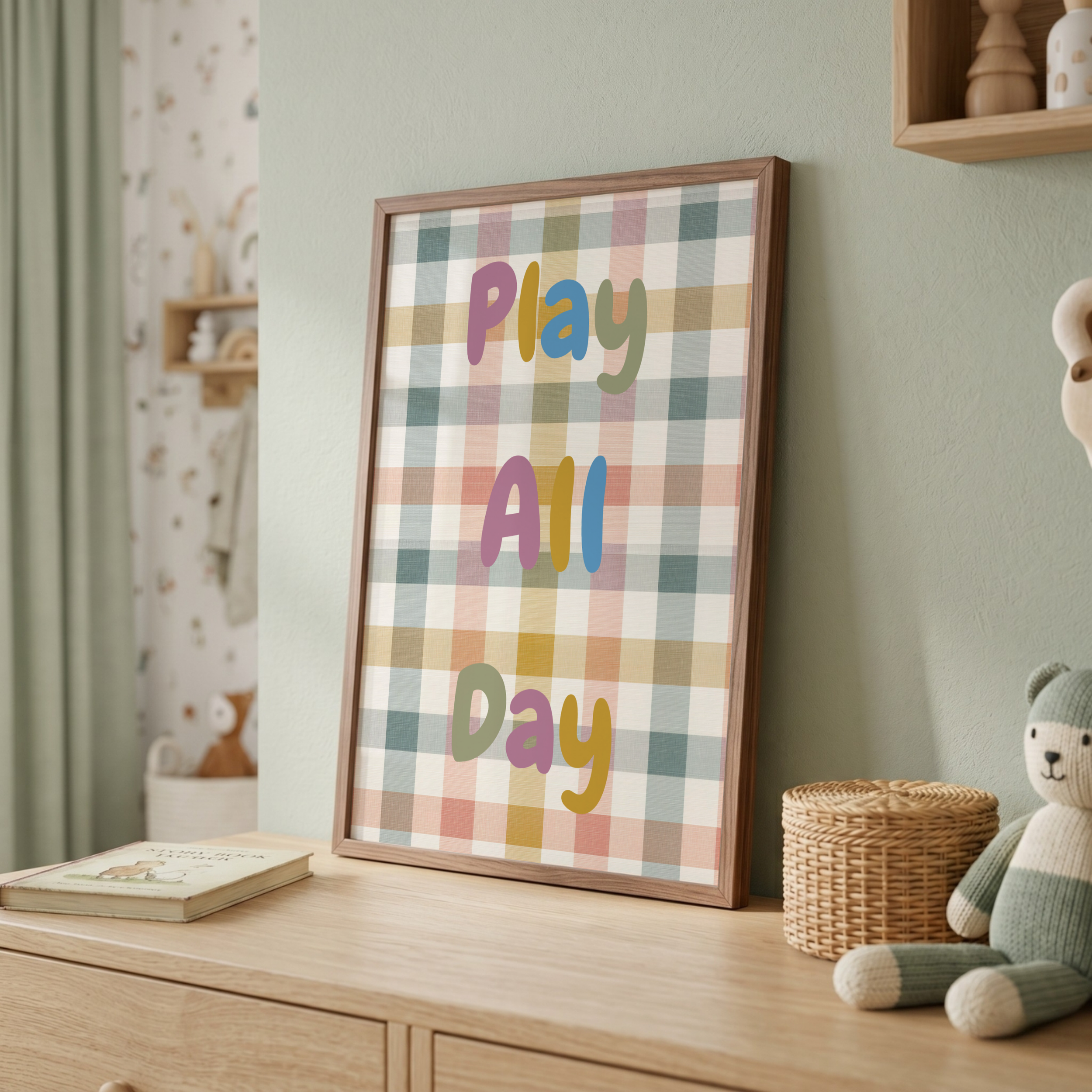 Play All Day Nursery Print