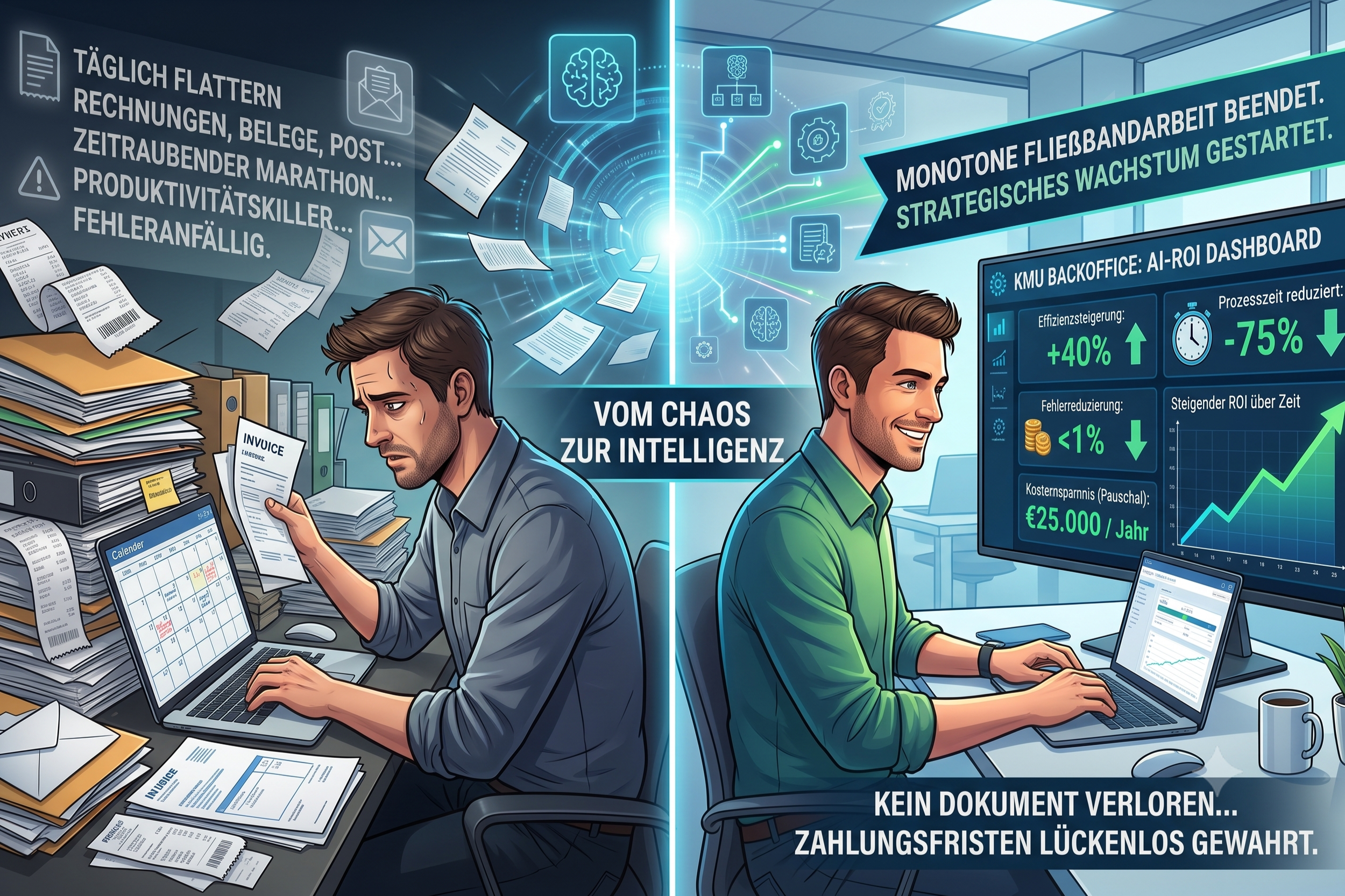 Schluss mit Zettelwirtschaft: Wie KI unser Dokumentenmanagement revolutioniert