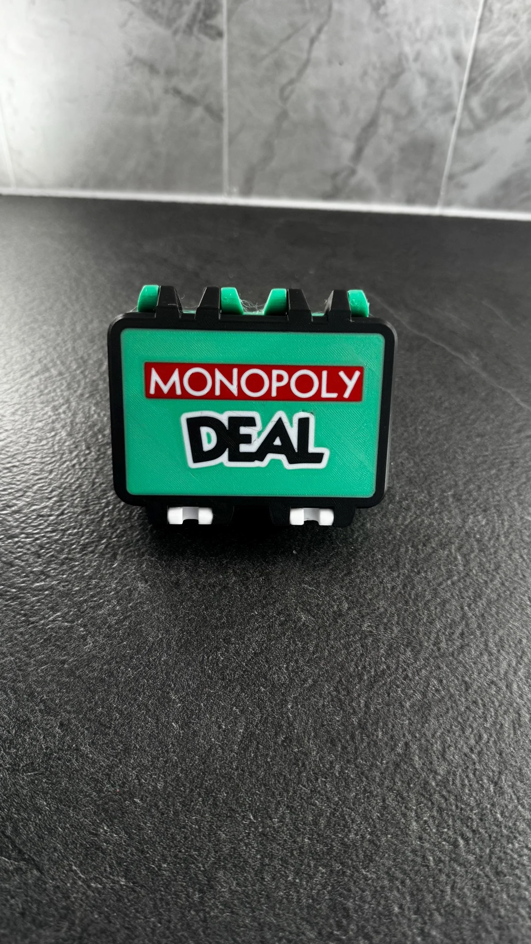 Monopoly Deal Card Case - Durable Plastic Travel Protection