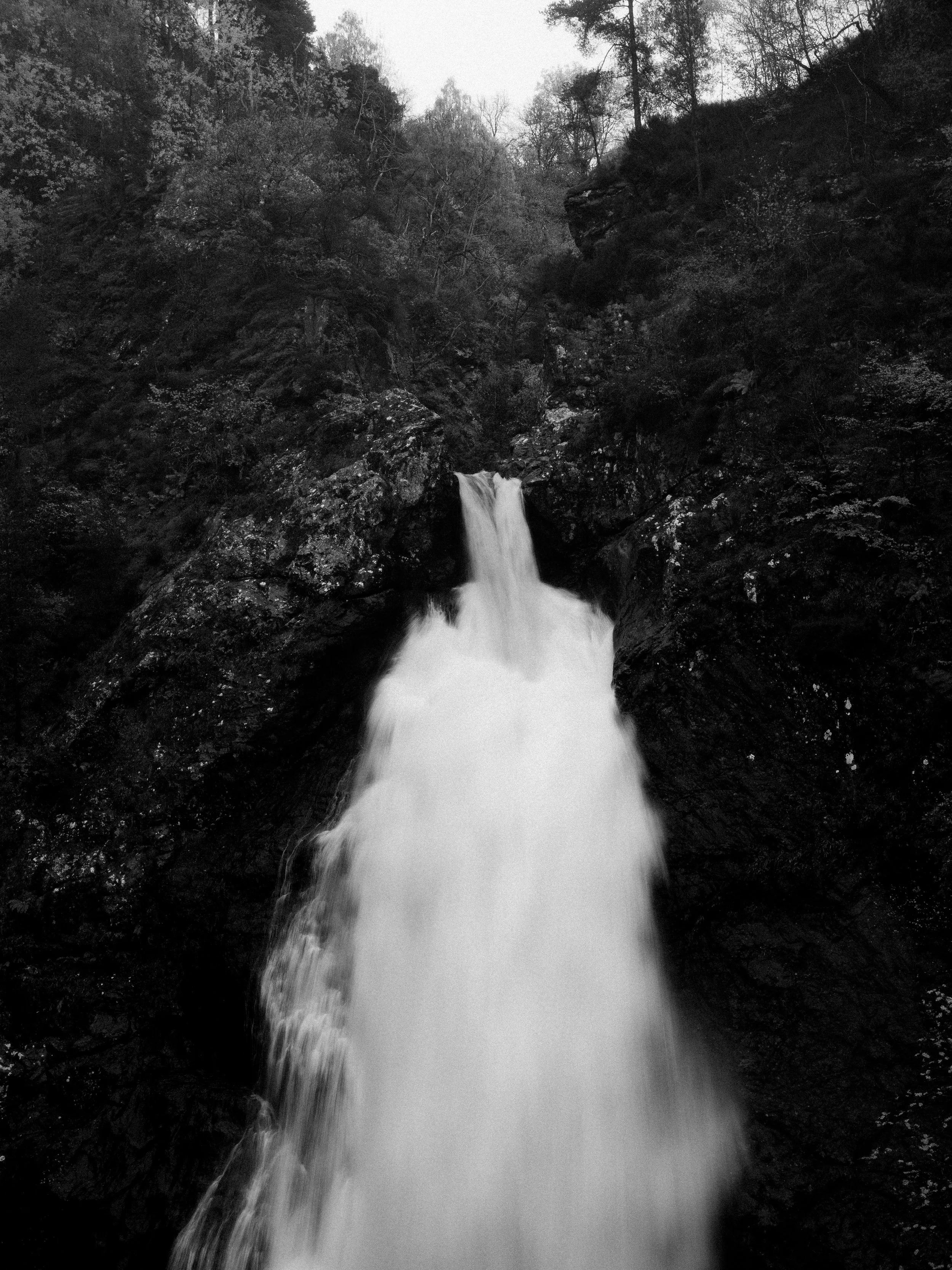 Scottish Highlands waterfall road trip