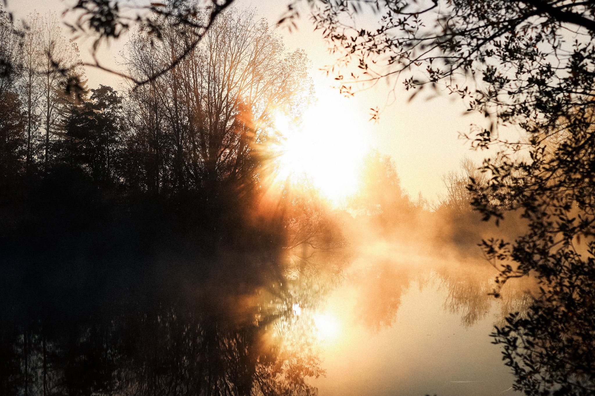Atmospheric sunrise Linch Hill