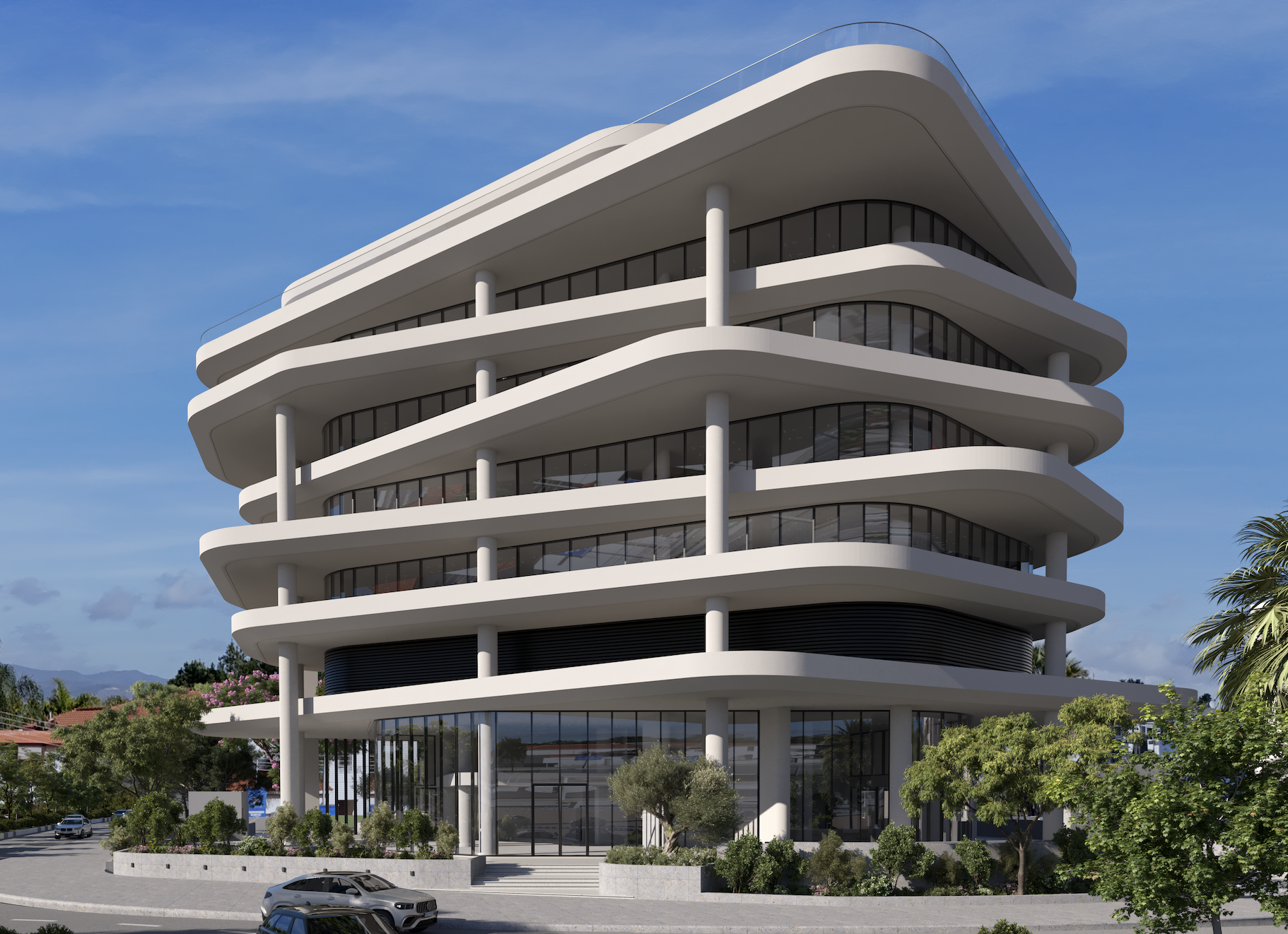 West Gate, Commercial Office building designed by George Stamatiou Architects, Limassol, Cyprus
