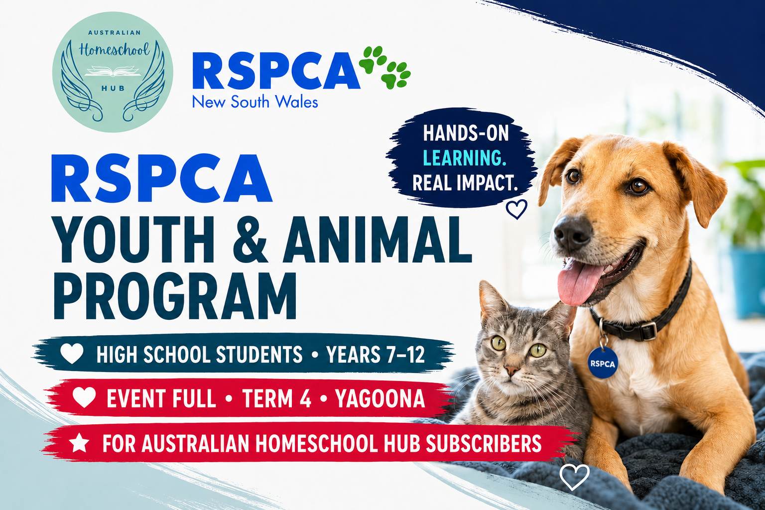 RSPCA Youth &amp; Animal Program – Hands-On Learning, Real Impact