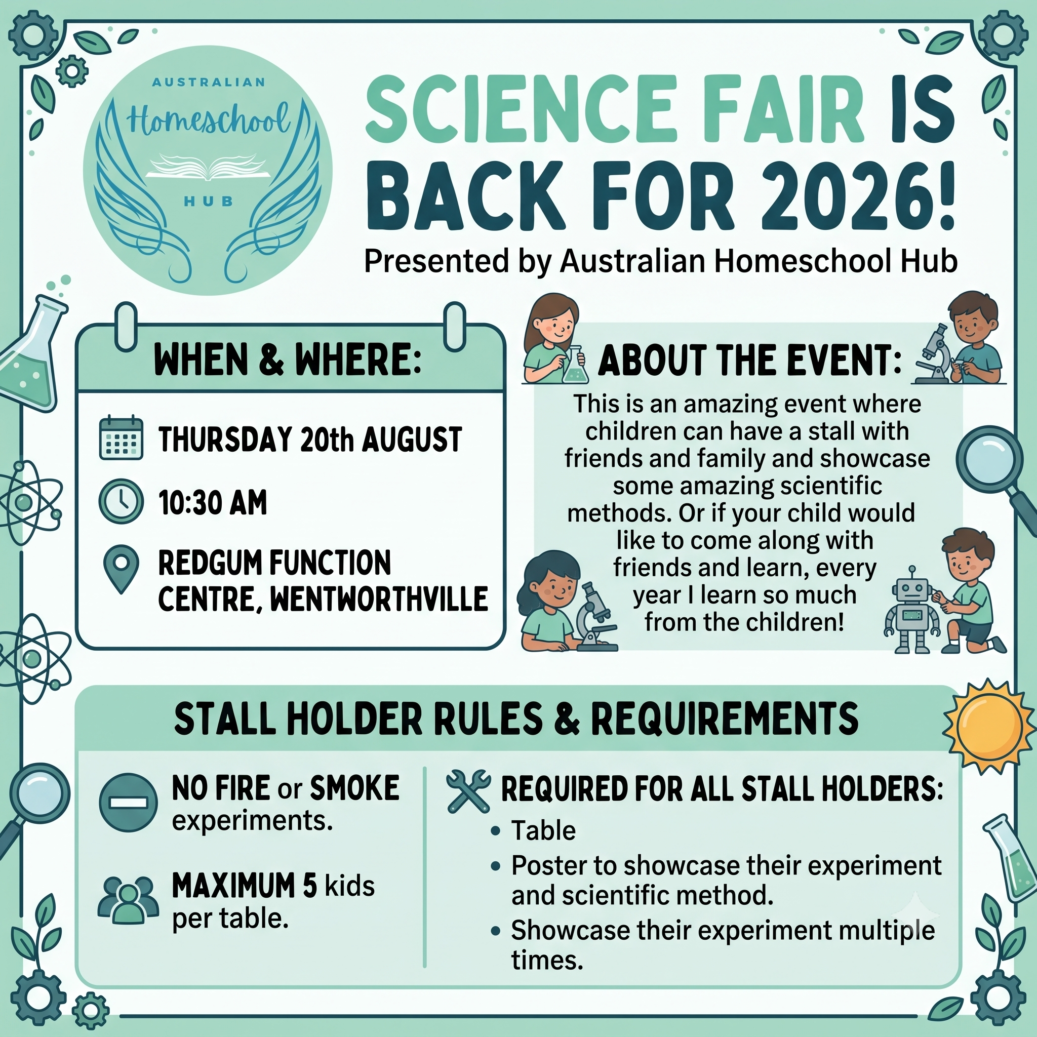 The Science Fair is Back for 2026! 🔬✨