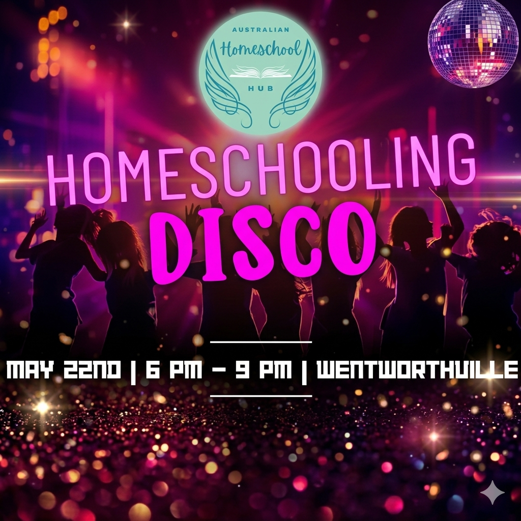 Australian Homeschool Hub Launch Disco Ticket