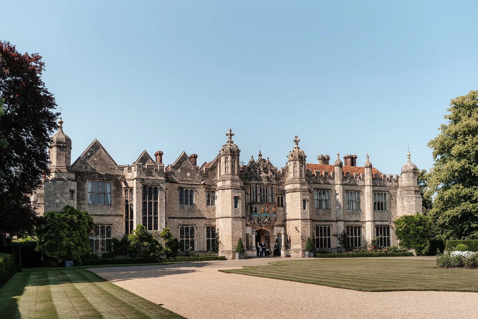 Hengrave Hall with content creator, Suffolk wedding venue