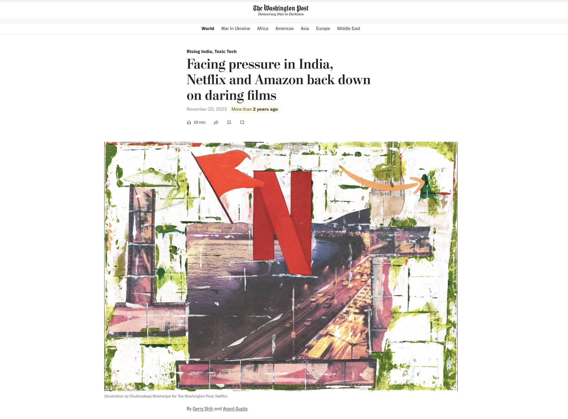 India Stories- Netflix Censorship- Illustration