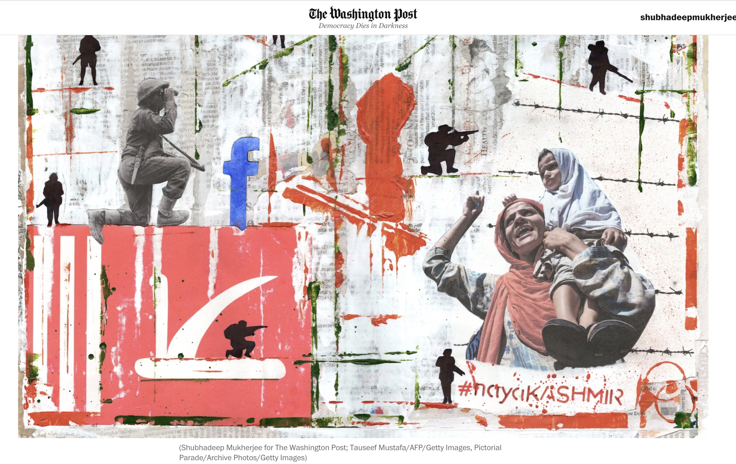 India Stories- Facebook Propaganda- Illustration