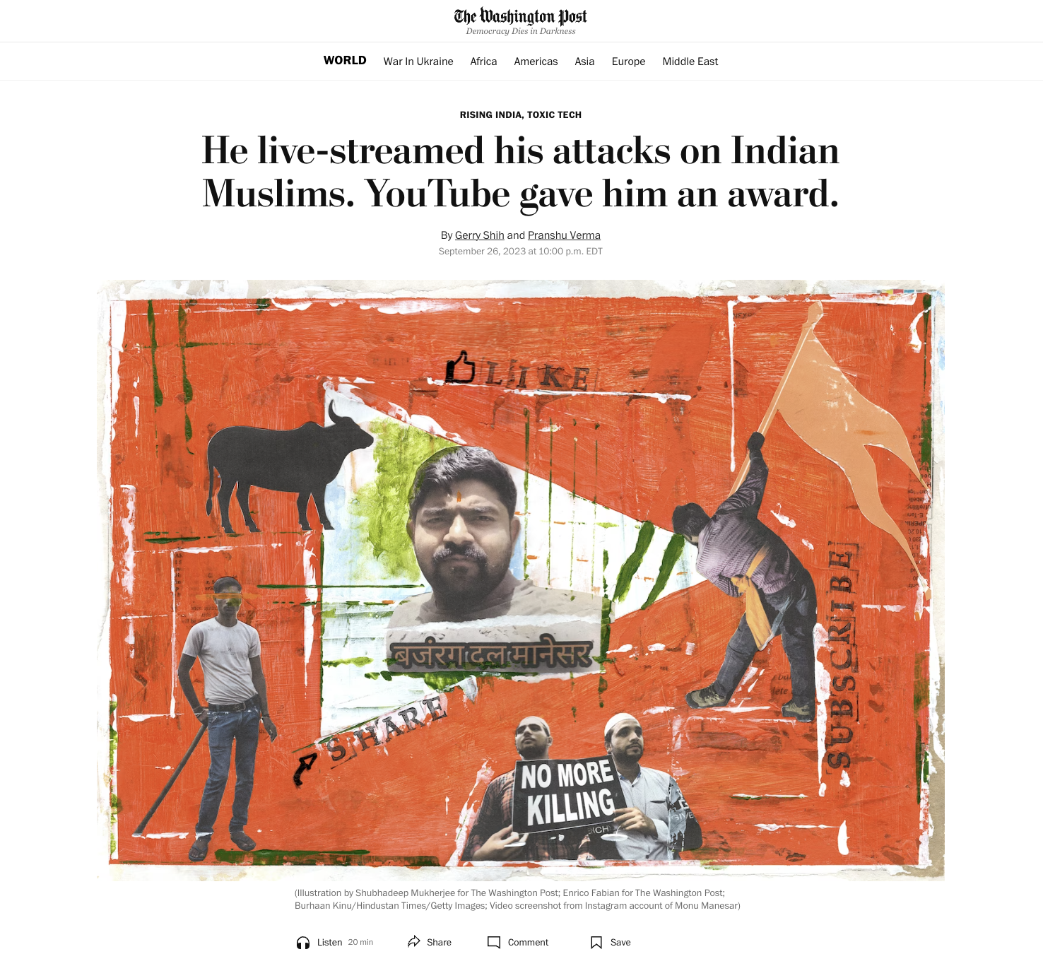 India Stories- Influencer Mayhem- Illustration