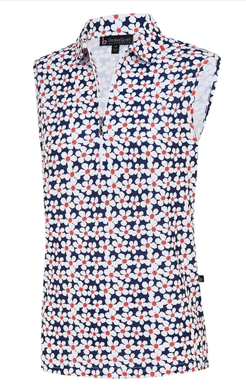 Birdee Sport Modsquad Zipper Top Sleeveless