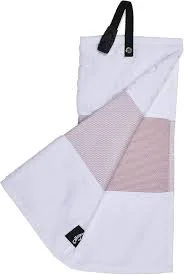 Callaway 23 Tri Fold Towel Mauve White