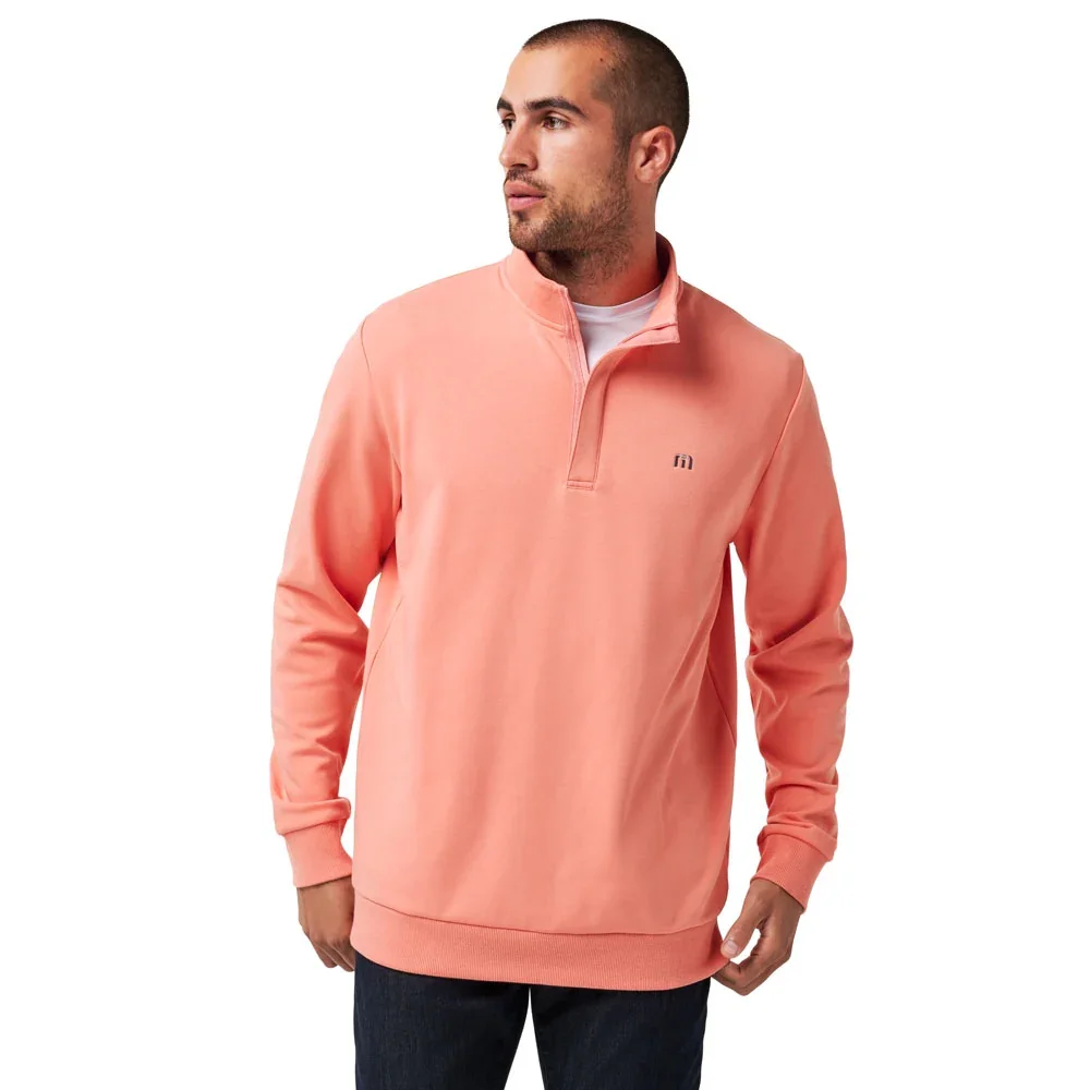 Travis Mathew Cloud Quarter Zip (Terracotta)