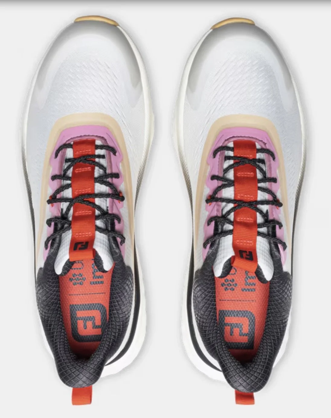 FJ Quantum Women’s Spikeless Shoes - Cream/Black/Pink