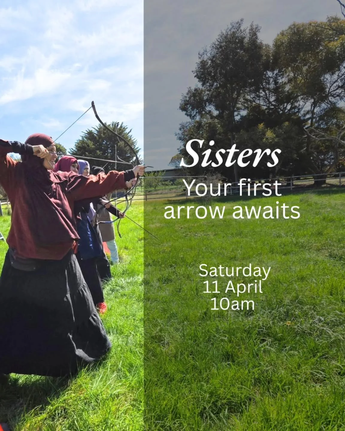 Archery is a Sunnah &mdash; and there's no better time to start than now. Join us for a beginner-friendly foundation class in a welcoming sisters-only space. No experience needed, just an open heart and the willingness to try something beautiful.

📅
