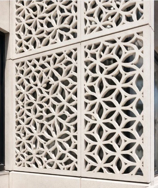 Perforated GRC Screens