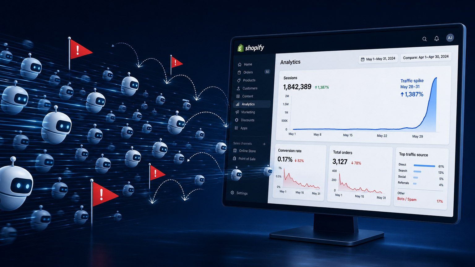Carding Attack on Shopify: What to Do When Bots Hit First