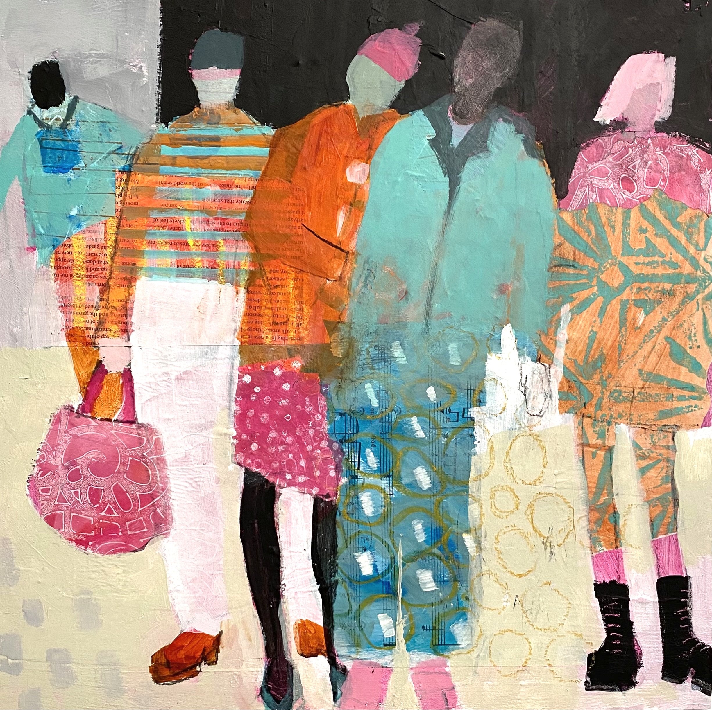 Jan Munro Artist Pink Bag