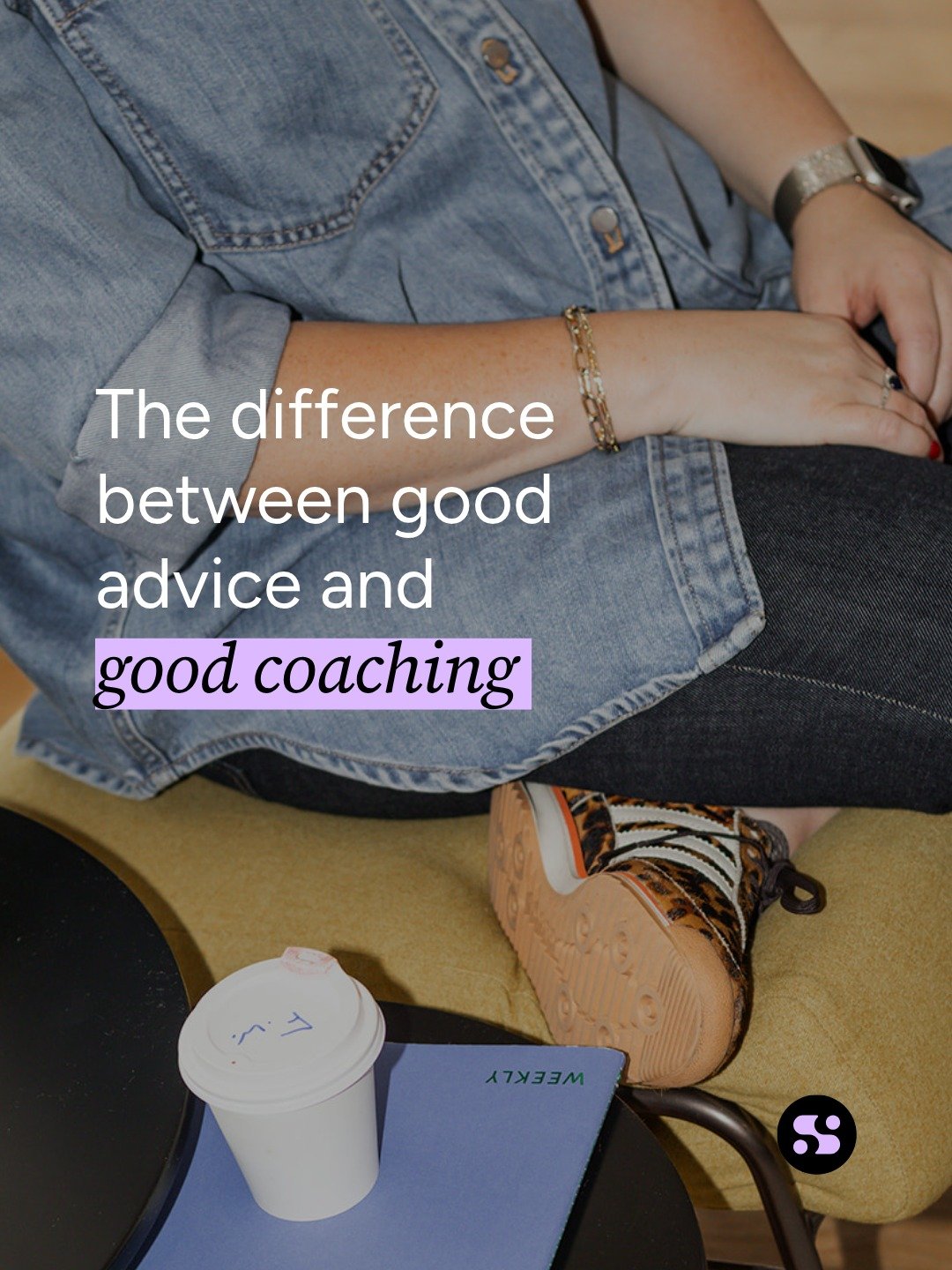 Advice and coaching can look similar from the outside.

Someone asks a question. 
Someone responds. 

But what each one actually does is fundamentally different.

One gives you an answer. 
The other builds your capacity to find one. 

Knowing which y