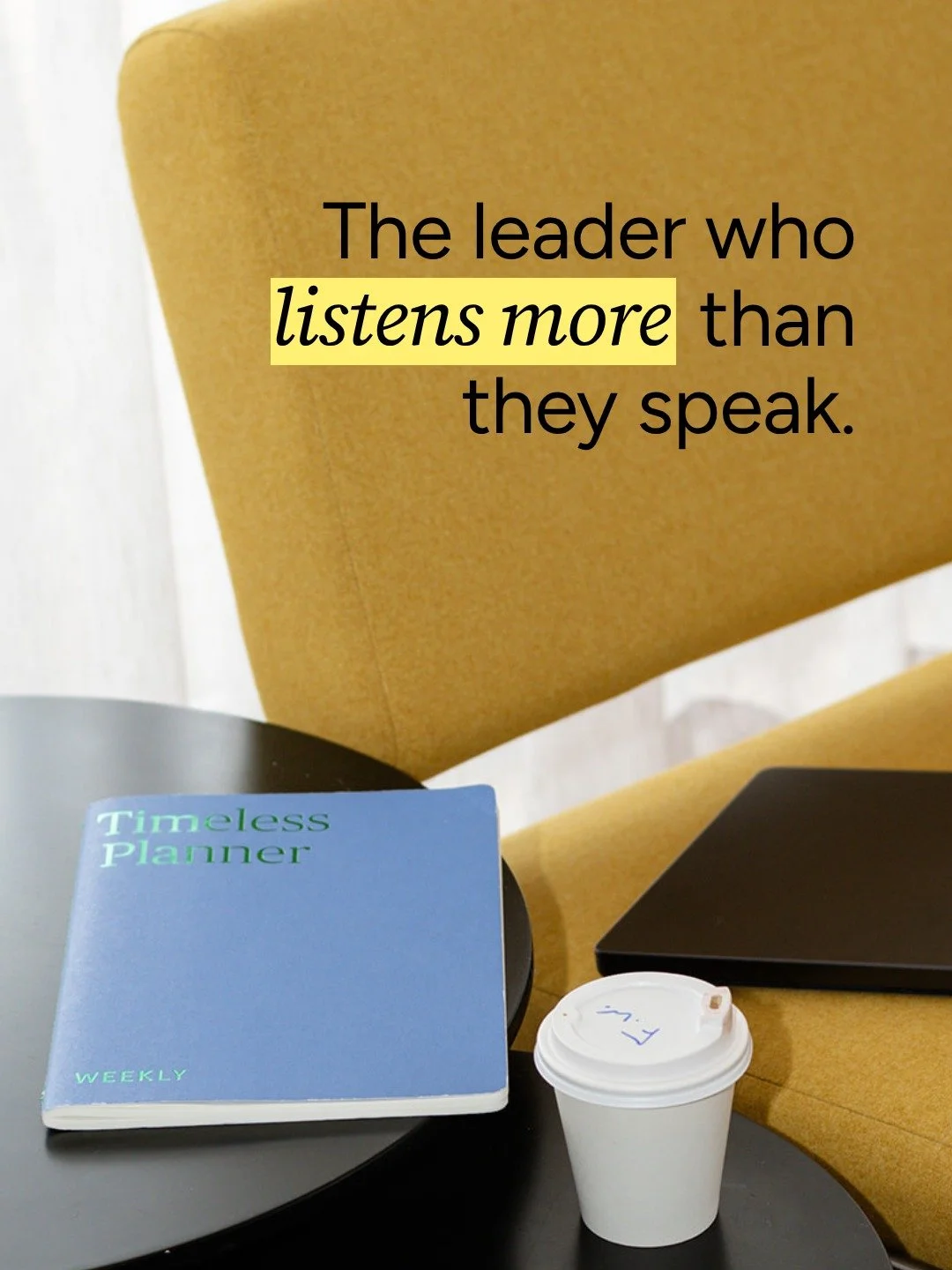 The loudest voice in the room isn't always the most powerful one.

The leader who listens more than they speak, who holds the silence, asks the question, creates the space, tends to build teams that think more independently, speak more freely, and ow