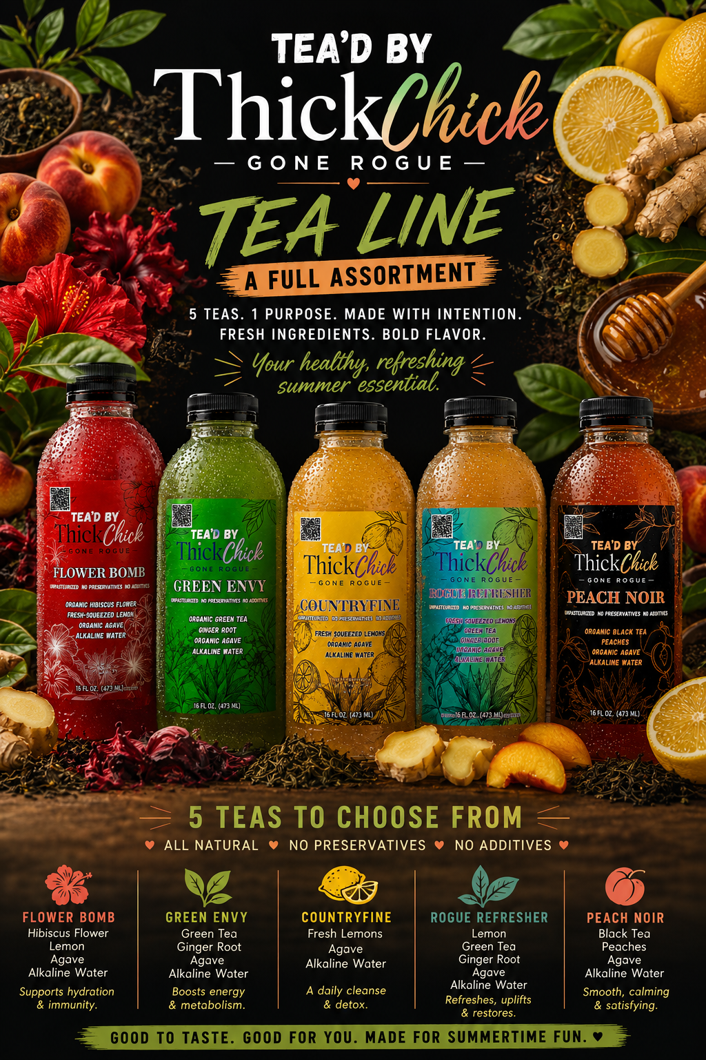3 - 16 oz TEA bundle