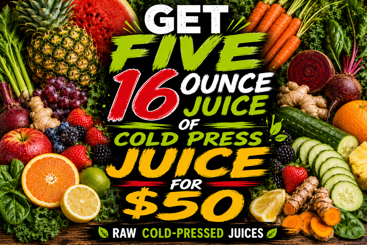 5 - 16 oz JUICE Bundle